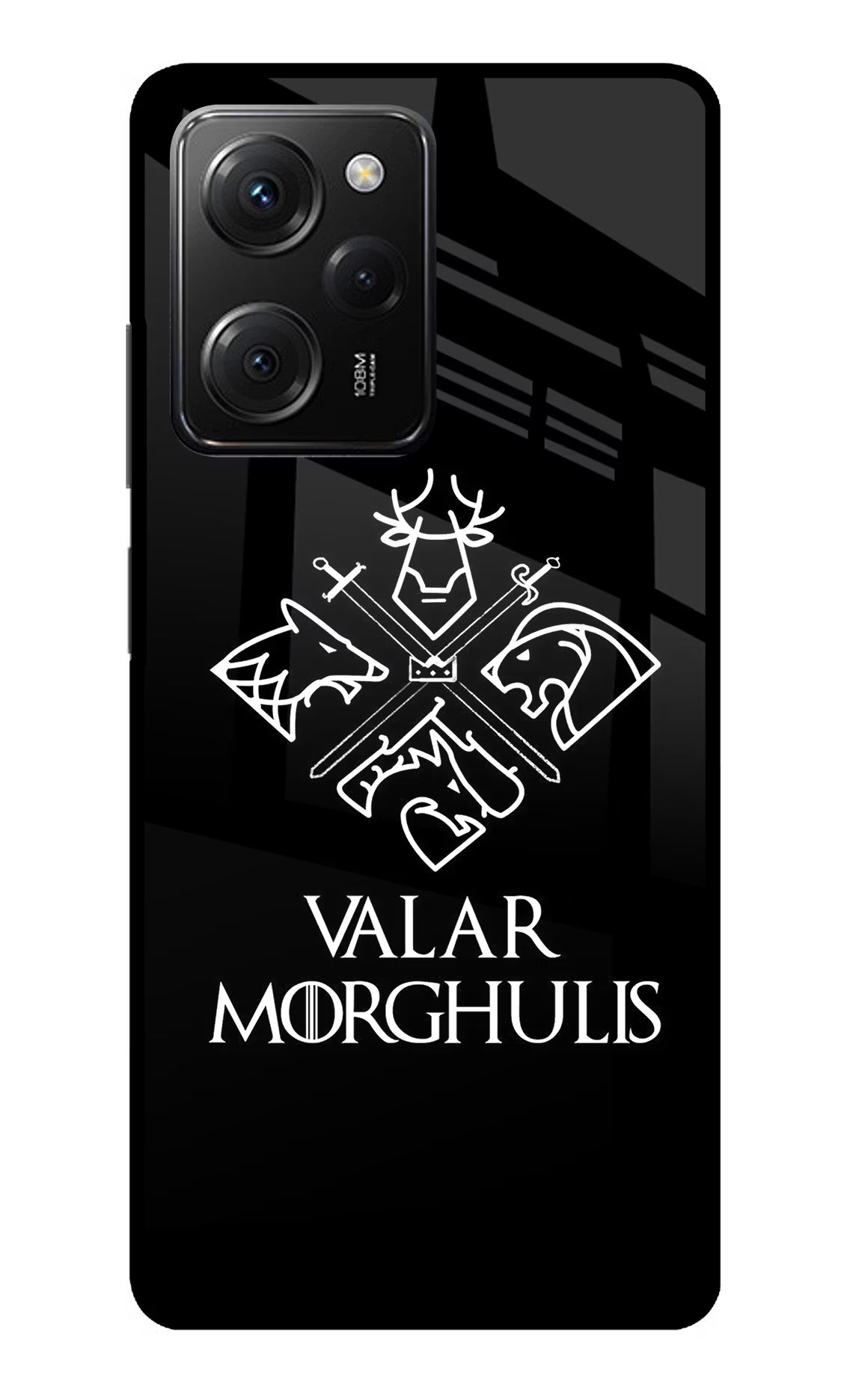 Valar Morghulis | Game Of Thrones Poco X5 Pro 5G Glass Case - Valar Morghulis | Game Of Thrones Poco X5 Pro 5G Glass Case Valar Morghulis | Game Of Thrones Poco X5 Pro 5G Glass Case