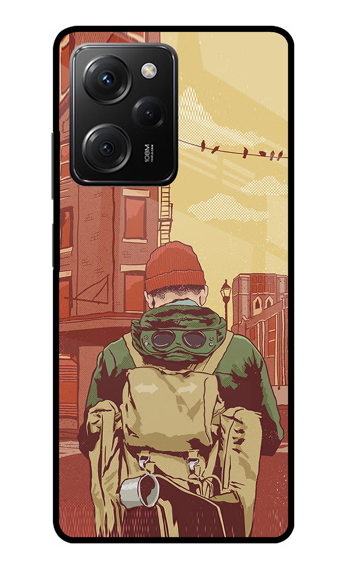 Adventurous Poco X5 Pro 5G Glass Case - Adventurous Poco X5 Pro 5G Glass Case Adventurous Poco X5 Pro 5G Glass Case