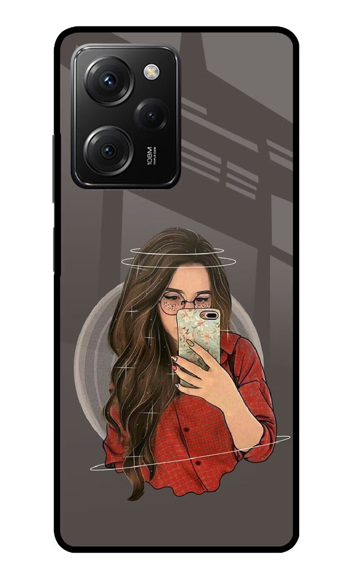 Selfie Queen Poco X5 Pro 5G Glass Case - Selfie Queen Poco X5 Pro 5G Glass Case Selfie Queen Poco X5 Pro 5G Glass Case