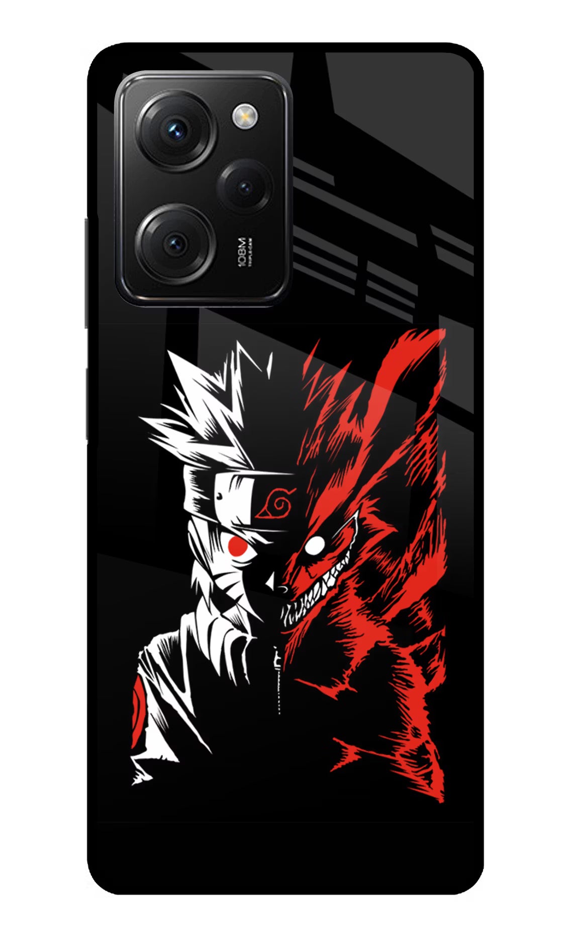 Naruto Two Face Poco X5 Pro 5G Glass Case - Naruto Two Face Poco X5 Pro 5G Glass Case Naruto Two Face Poco X5 Pro 5G Glass Case