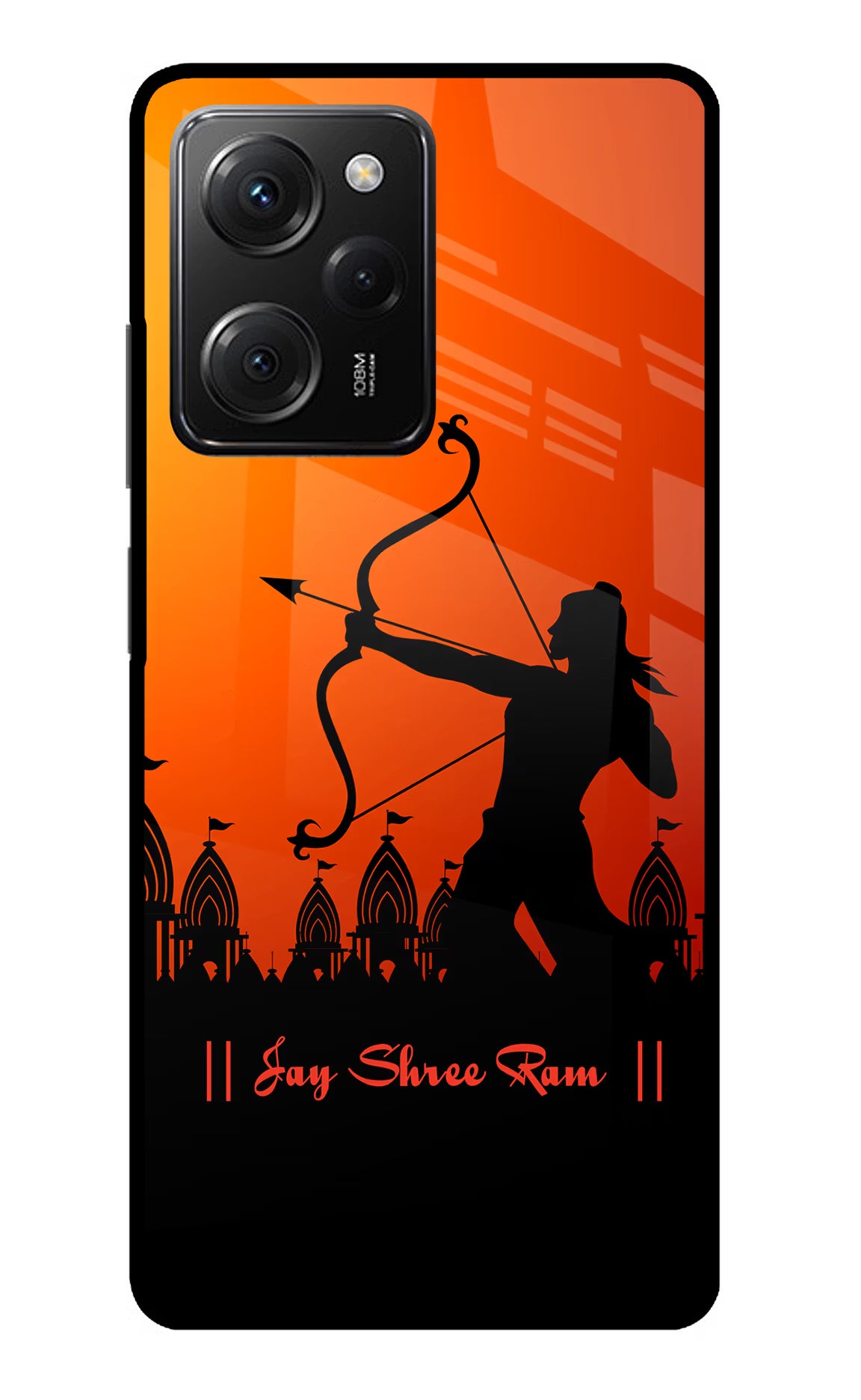 Lord Ram - 4 Poco X5 Pro 5G Glass Case - Lord Ram - 4 Poco X5 Pro 5G Glass Case Lord Ram - 4 Poco X5 Pro 5G Glass Case