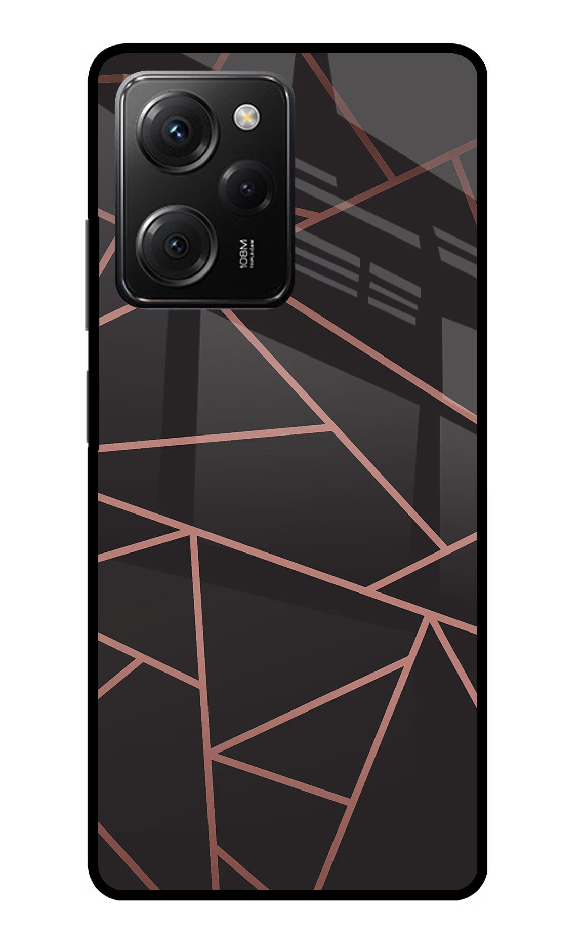 Geometric Pattern Poco X5 Pro 5G Glass Case - Geometric Pattern Poco X5 Pro 5G Glass Case Geometric Pattern Poco X5 Pro 5G Glass Case