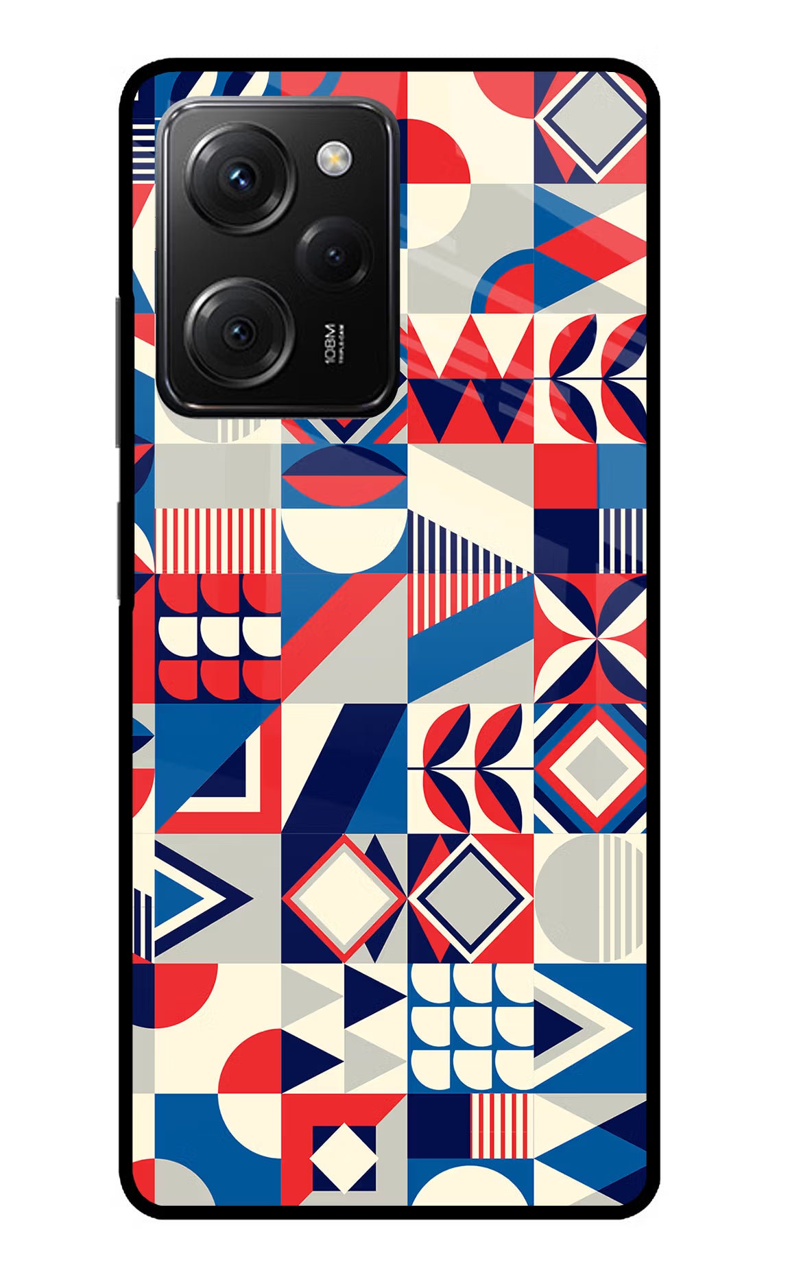 Colorful Pattern Poco X5 Pro 5G Glass Case - Colorful Pattern Poco X5 Pro 5G Glass Case Colorful Pattern Poco X5 Pro 5G Glass Case