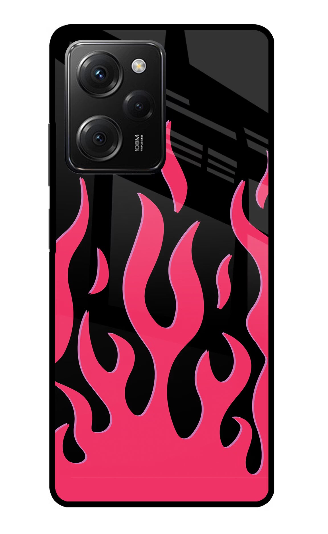Fire Flames Poco X5 Pro 5G Glass Case - Fire Flames Poco X5 Pro 5G Glass Case Fire Flames Poco X5 Pro 5G Glass Case