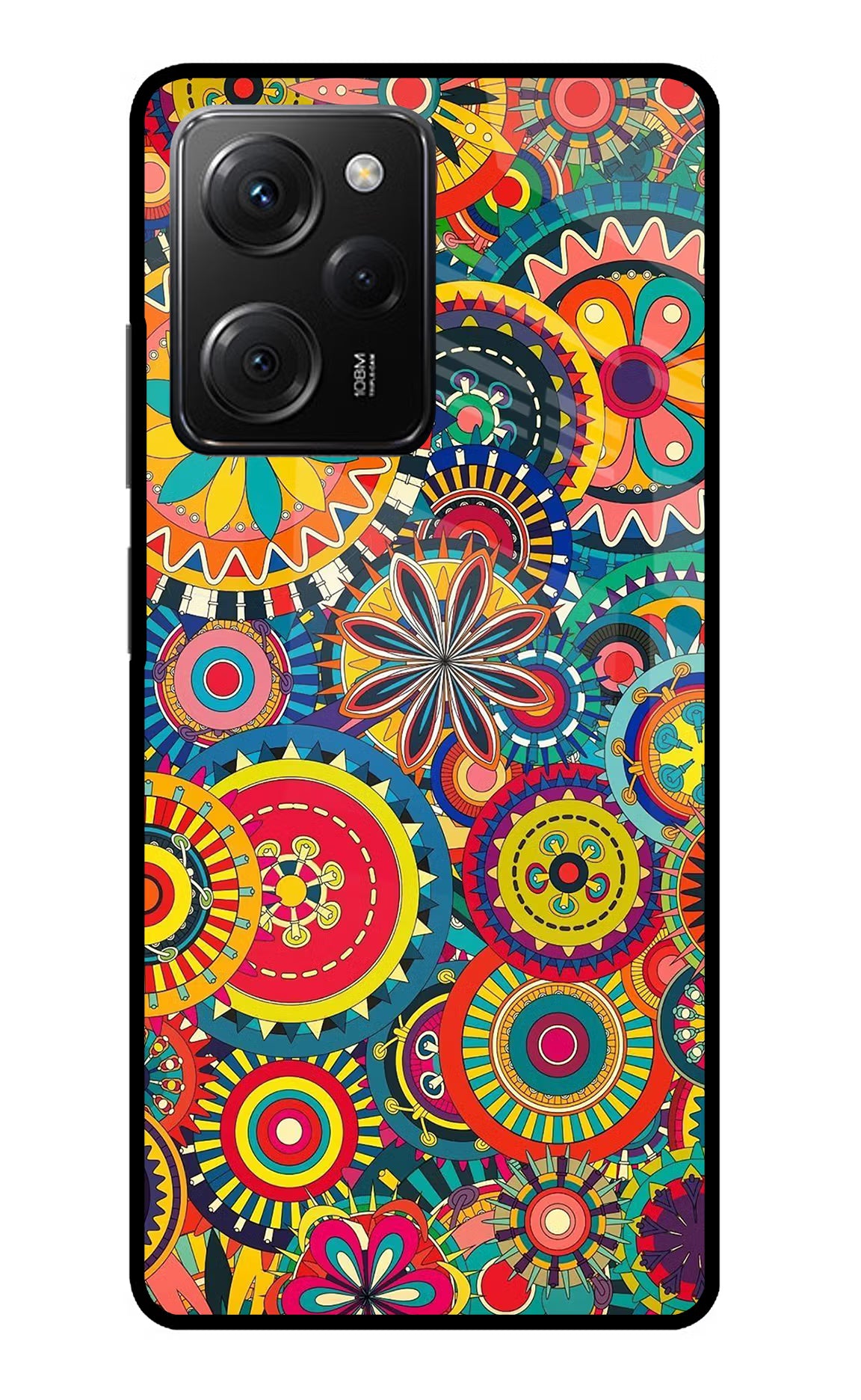 Gol Gol Art Poco X5 Pro 5G Glass Case - Gol Gol Art Poco X5 Pro 5G Glass Case Gol Gol Art Poco X5 Pro 5G Glass Case