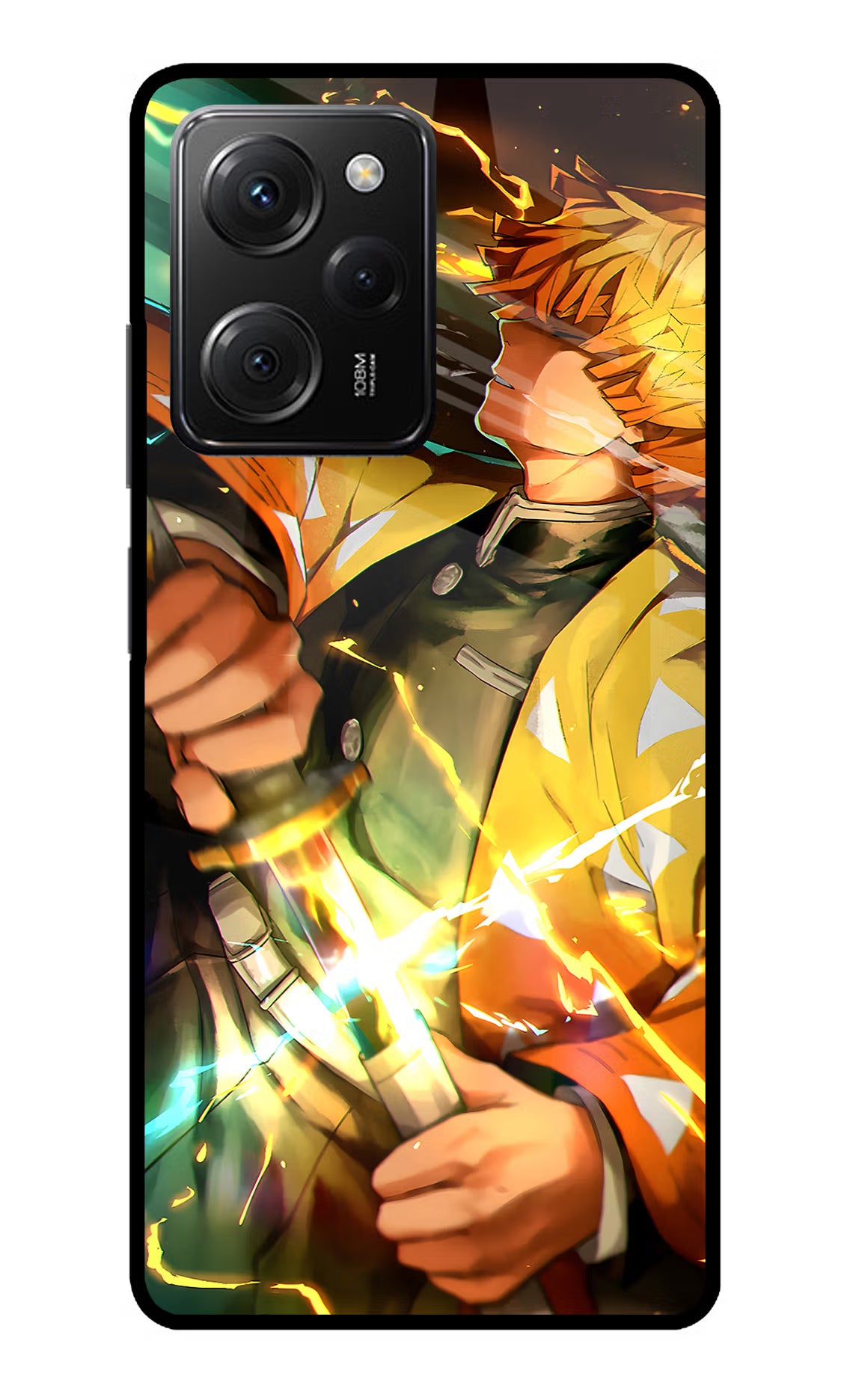 Demon Slayer Poco X5 Pro 5G Glass Case - Demon Slayer Poco X5 Pro 5G Glass Case Demon Slayer Poco X5 Pro 5G Glass Case