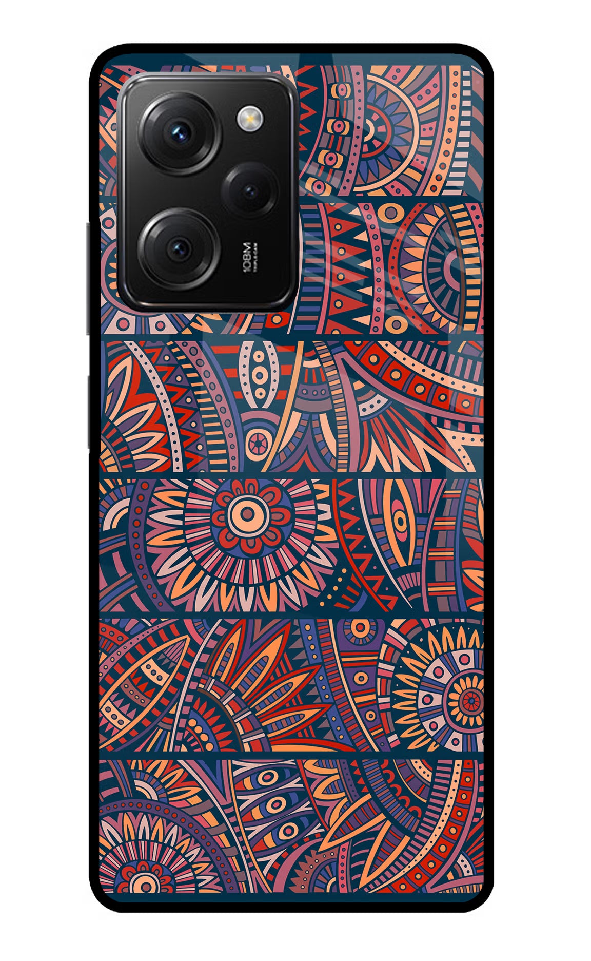 African Culture Design Poco X5 Pro 5G Glass Case - African Culture Design Poco X5 Pro 5G Glass Case African Culture Design Poco X5 Pro 5G Glass Case