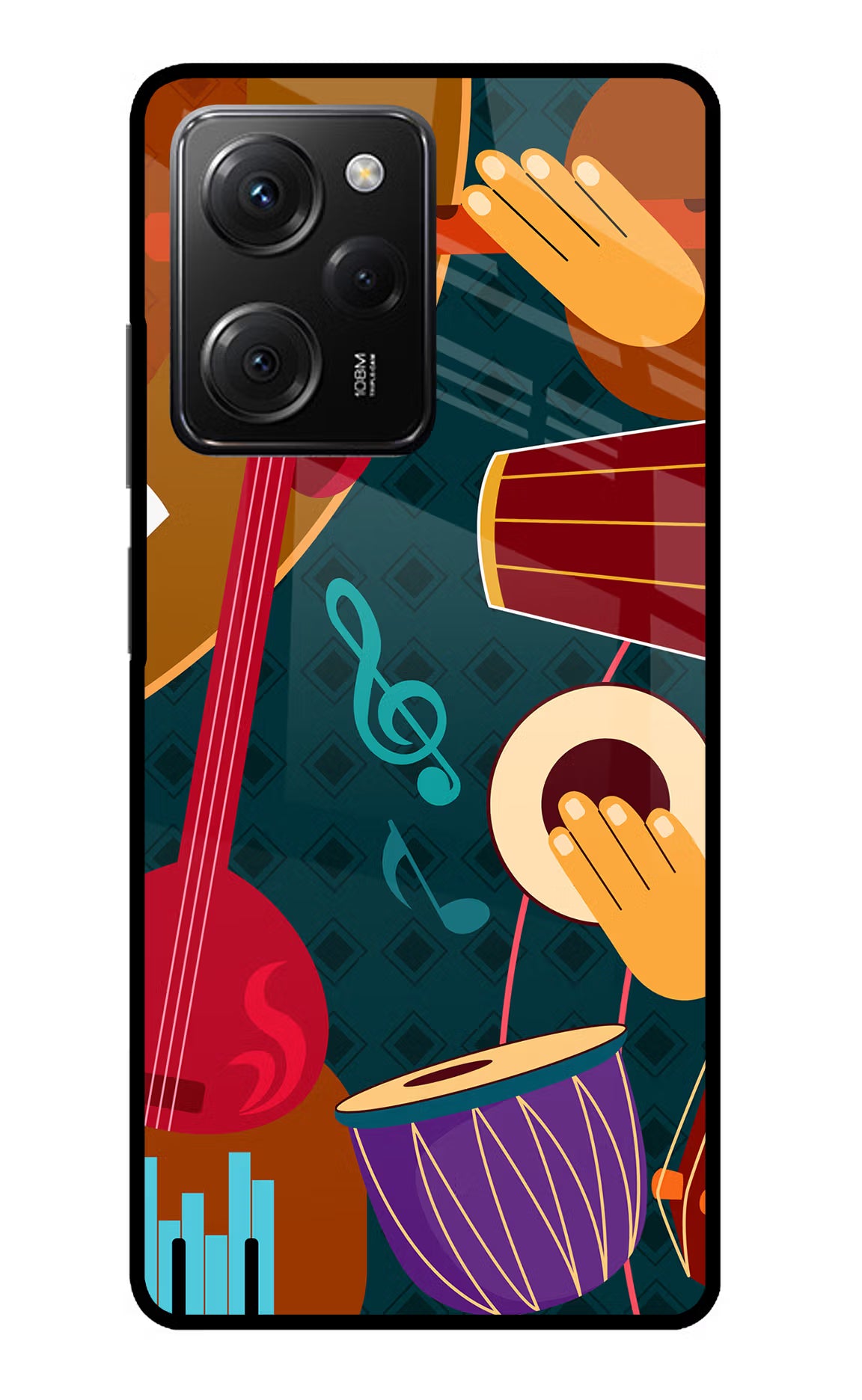 Music Instrument Poco X5 Pro 5G Glass Case - Music Instrument Poco X5 Pro 5G Glass Case Music Instrument Poco X5 Pro 5G Glass Case