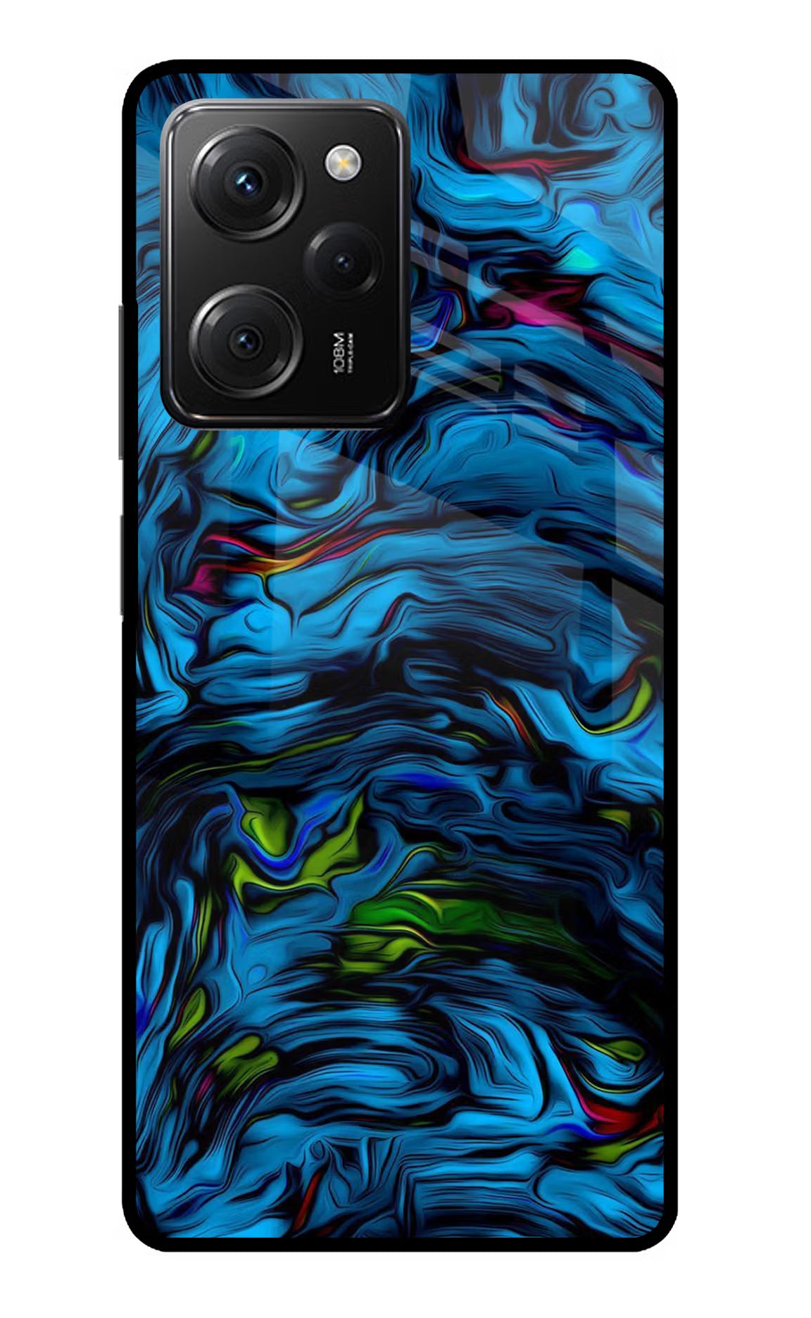Dark Blue Abstract Poco X5 Pro 5G Glass Case - Dark Blue Abstract Poco X5 Pro 5G Glass Case Dark Blue Abstract Poco X5 Pro 5G Glass Case