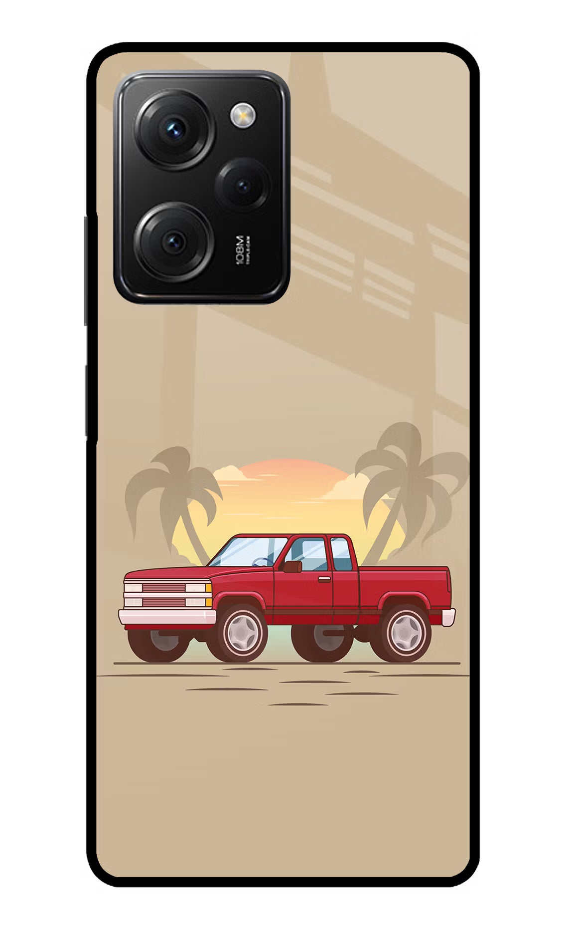 Desert Classic Drive Poco X5 Pro 5G Glass Case - Desert Classic Drive Poco X5 Pro 5G Glass Case Desert Classic Drive Poco X5 Pro 5G Glass Case