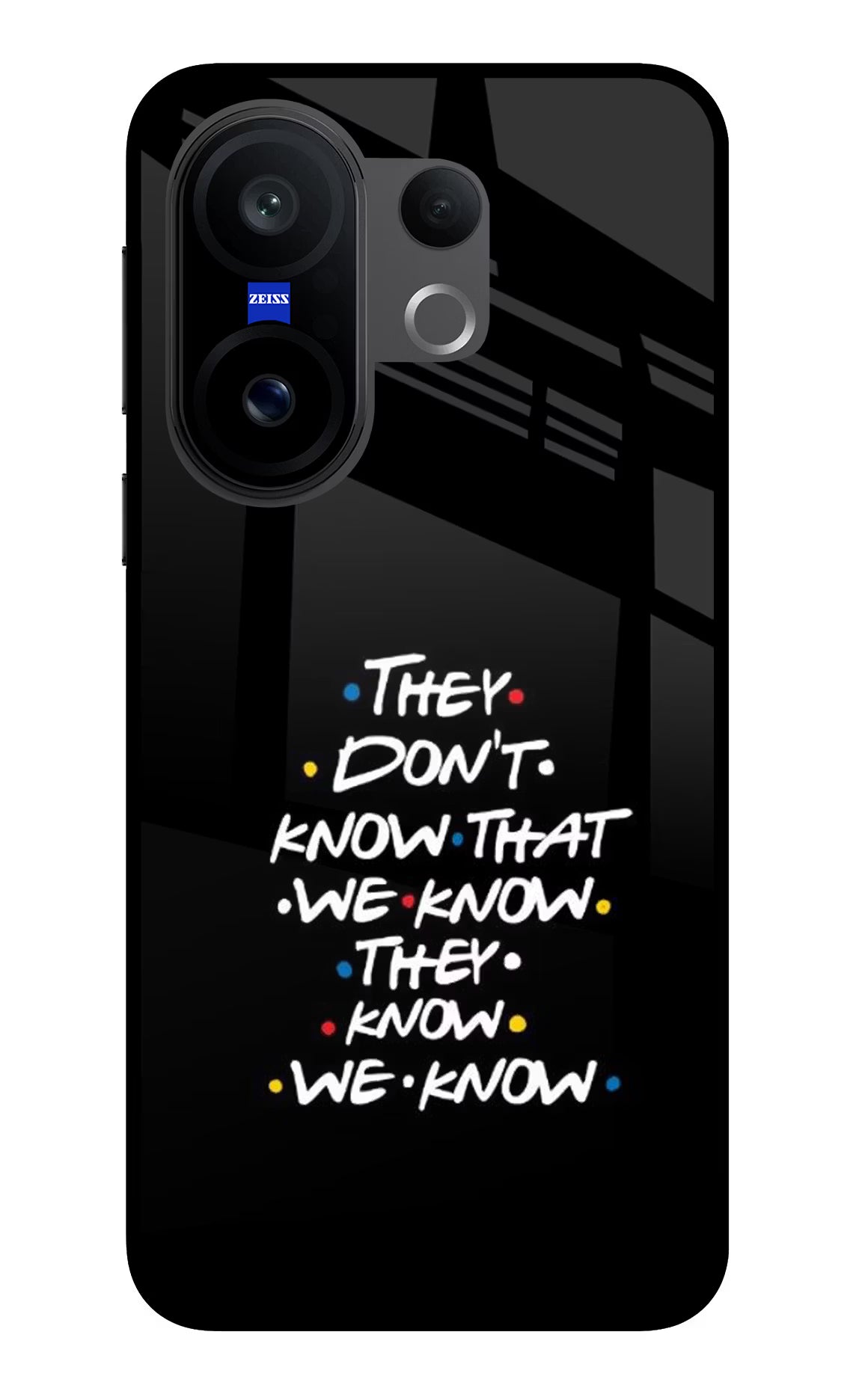 FRIENDS Dialogue Vivo X200 FE Glass Case - FRIENDS Dialogue Vivo X200 FE Glass Case FRIENDS Dialogue Vivo X200 FE Glass Case