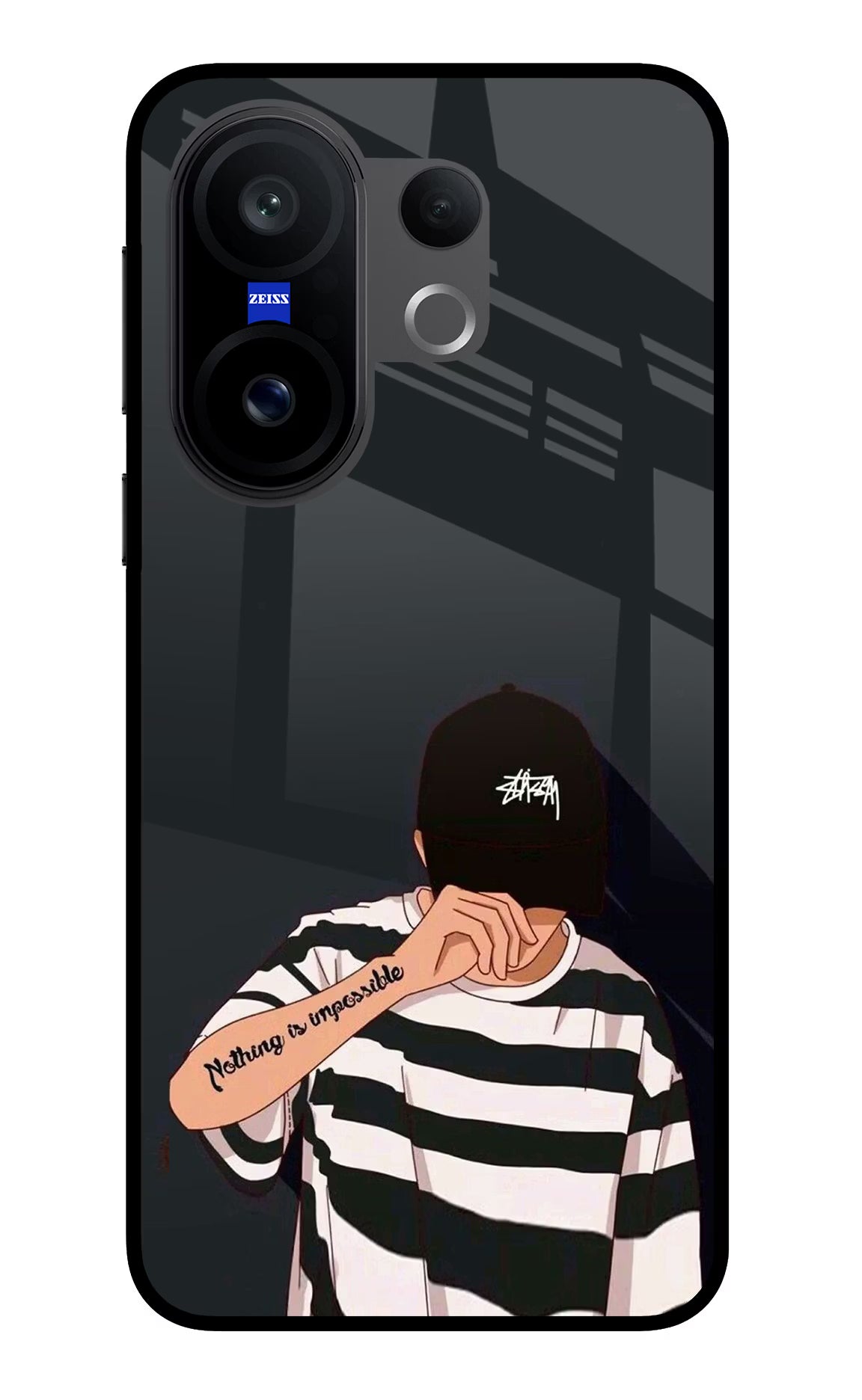 Aesthetic Boy Vivo X200 FE Glass Case - Aesthetic Boy Vivo X200 FE Glass Case Aesthetic Boy Vivo X200 FE Glass Case