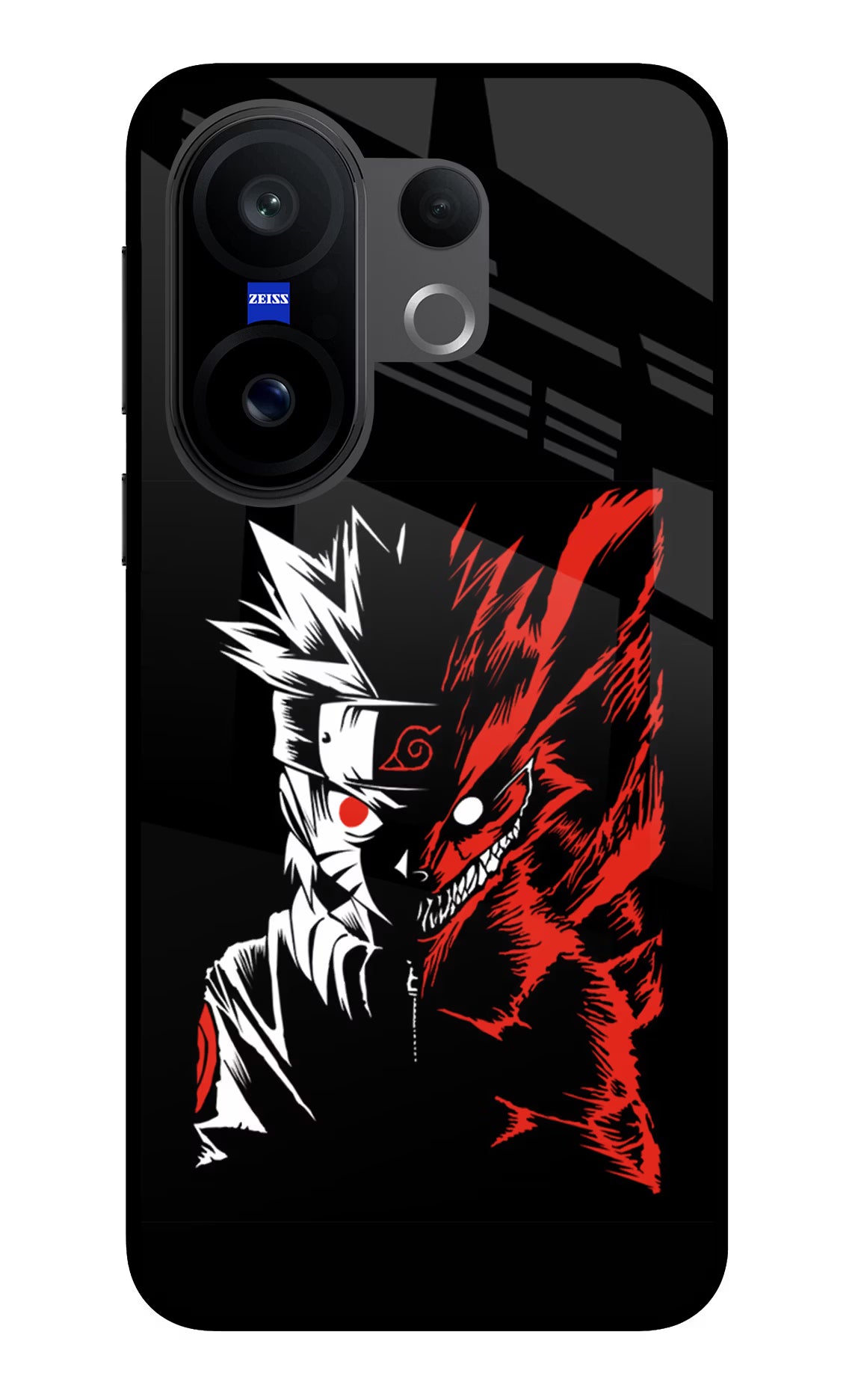 Naruto Two Face Vivo X200 FE Glass Case - Naruto Two Face Vivo X200 FE Glass Case Naruto Two Face Vivo X200 FE Glass Case