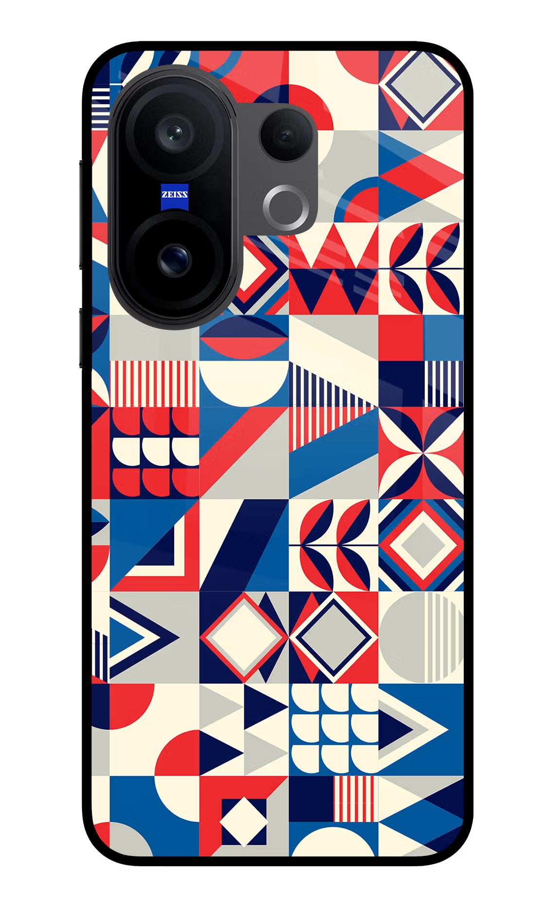 Colorful Pattern Vivo X200 FE Glass Case - Colorful Pattern Vivo X200 FE Glass Case Colorful Pattern Vivo X200 FE Glass Case