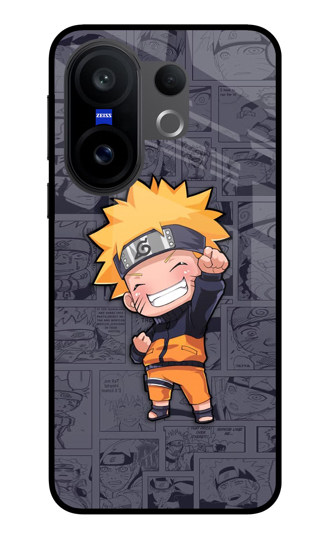 Chota Naruto Vivo X200 FE Glass Case - Chota Naruto Vivo X200 FE Glass Case Chota Naruto Vivo X200 FE Glass Case