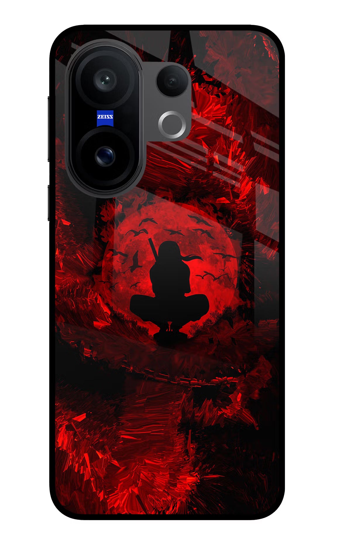 Itachi Uchiha Vivo X200 FE Glass Case - Itachi Uchiha Vivo X200 FE Glass Case Itachi Uchiha Vivo X200 FE Glass Case