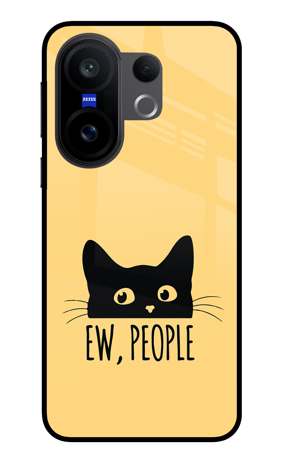 Ew People Catitude Vivo X200 FE Glass Case - Ew People Catitude Vivo X200 FE Glass Case Ew People Catitude Vivo X200 FE Glass Case