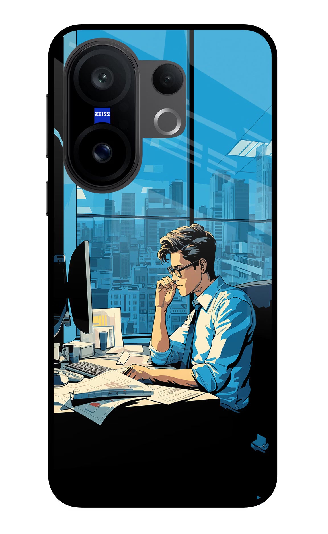 Focused Hustler (AI Generated) Vivo X200 FE Glass Case - Focused Hustler (AI Generated) Vivo X200 FE Glass Case Focused Hustler (AI Generated) Vivo X200 FE Glass Case