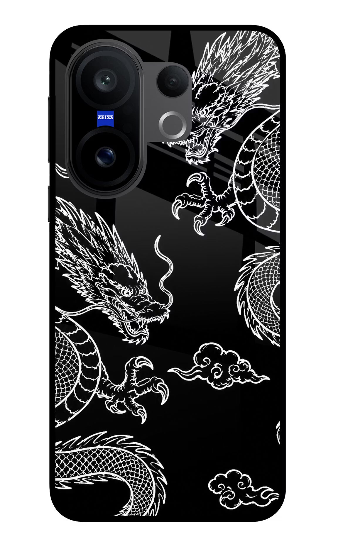 Twin Dragons Vivo X200 FE Glass Case - Twin Dragons Vivo X200 FE Glass Case Twin Dragons Vivo X200 FE Glass Case