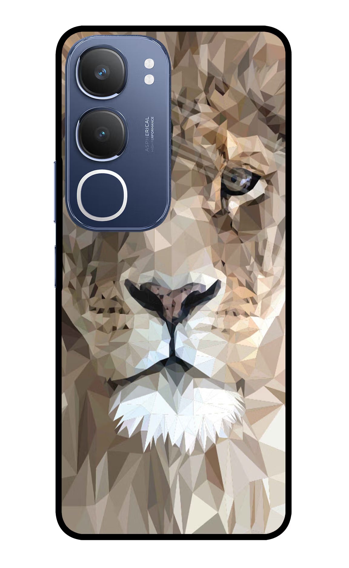 Lion Art Vivo Y29 5G Glass Case - Lion Art Vivo Y29 5G Glass Case Lion Art Vivo Y29 5G Glass Case