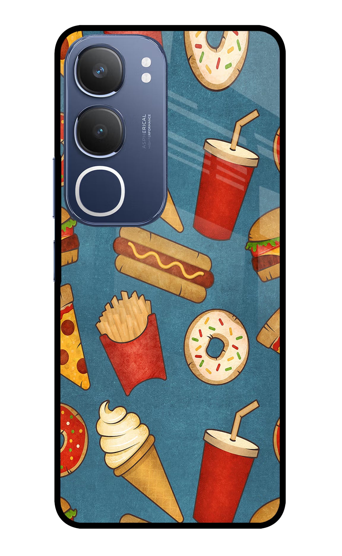 Foodie Vivo Y29 5G Glass Case - Foodie Vivo Y29 5G Glass Case Foodie Vivo Y29 5G Glass Case