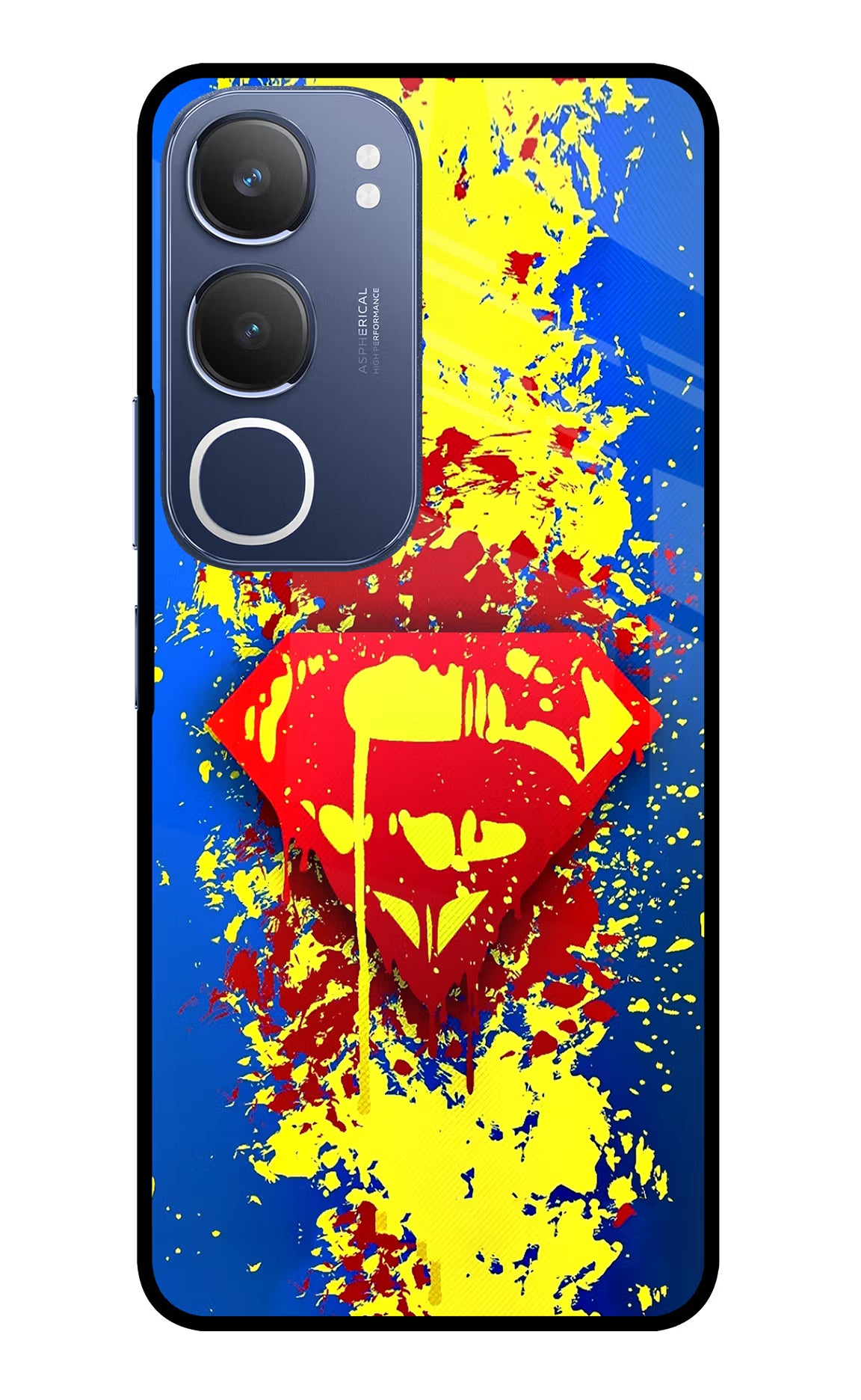 Superman logo Vivo Y29 5G Glass Case - Superman logo Vivo Y29 5G Glass Case Superman logo Vivo Y29 5G Glass Case