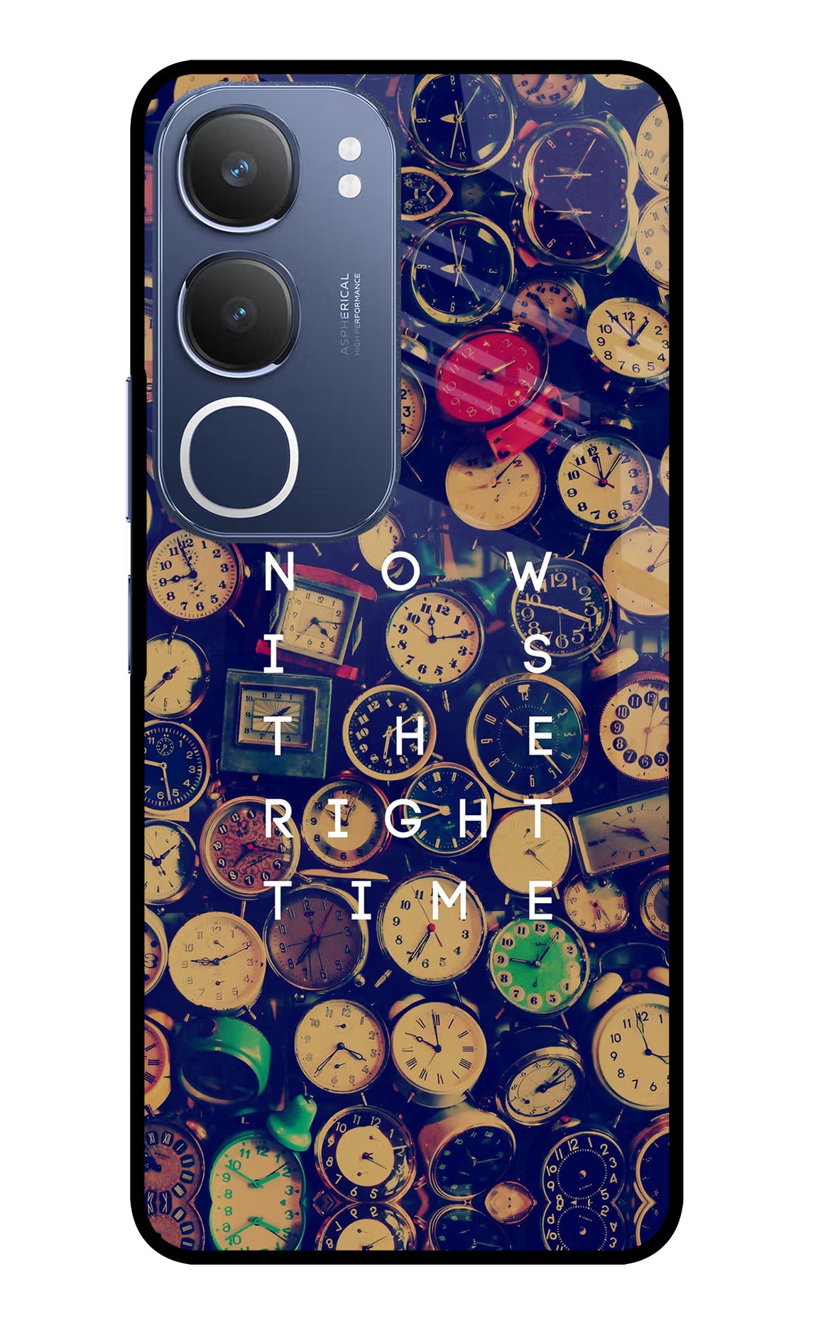 Now is the Right Time Quote Vivo Y29 5G Glass Case - Now is the Right Time Quote Vivo Y29 5G Glass Case Now is the Right Time Quote Vivo Y29 5G Glass Case