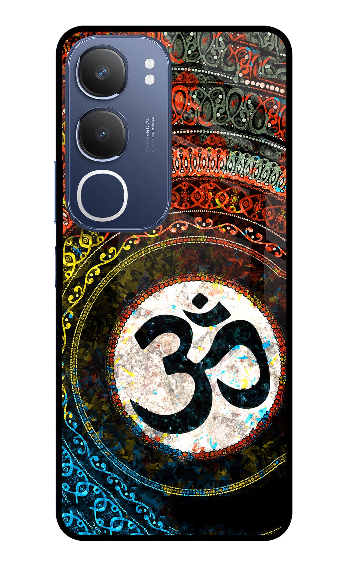 Om Cultural Vivo Y29 5G Glass Case - Om Cultural Vivo Y29 5G Glass Case Om Cultural Vivo Y29 5G Glass Case