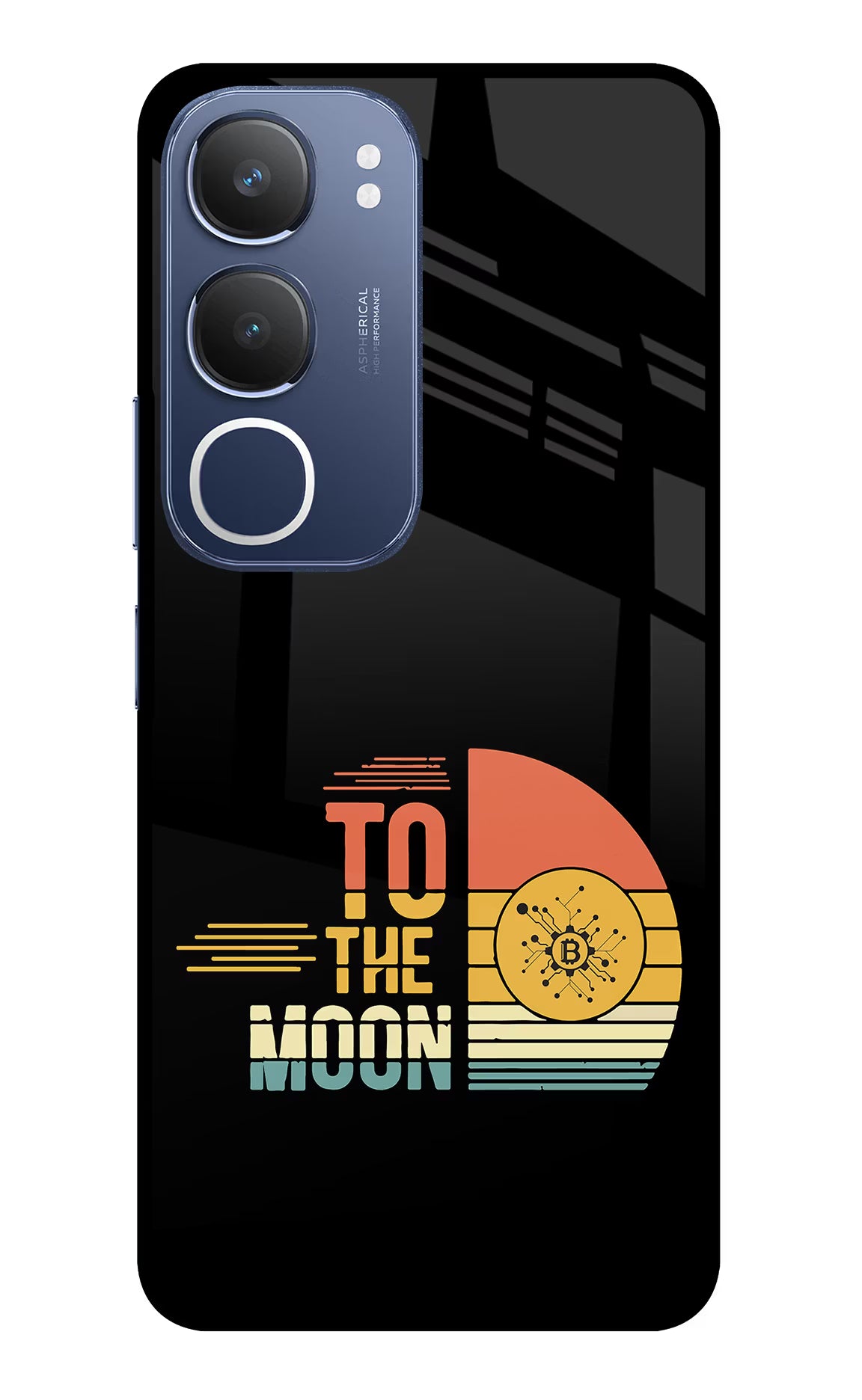 To the Moon Vivo Y29 5G Glass Case - To the Moon Vivo Y29 5G Glass Case To the Moon Vivo Y29 5G Glass Case