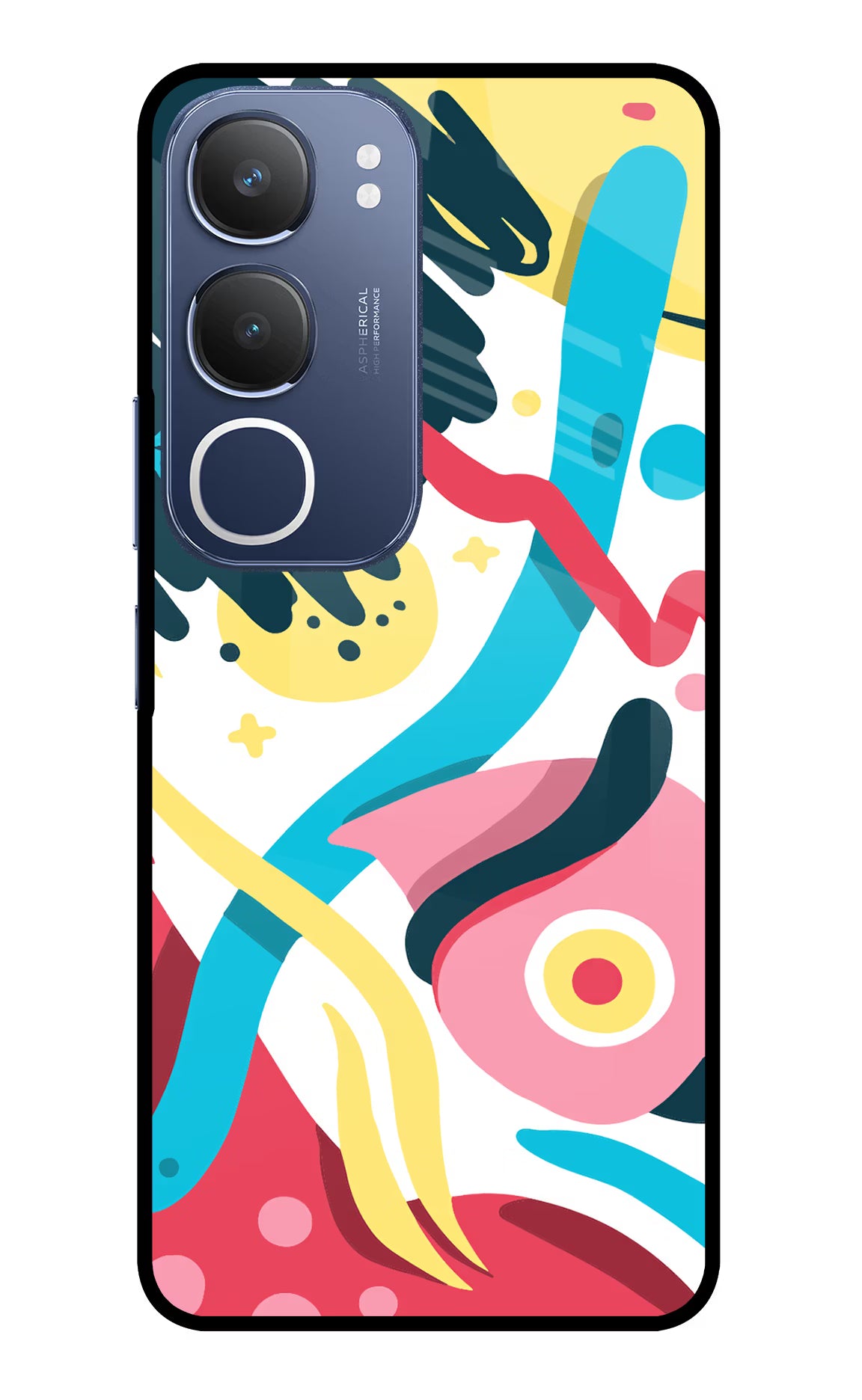 Trippy Vivo Y29 5G Glass Case - Trippy Vivo Y29 5G Glass Case Trippy Vivo Y29 5G Glass Case