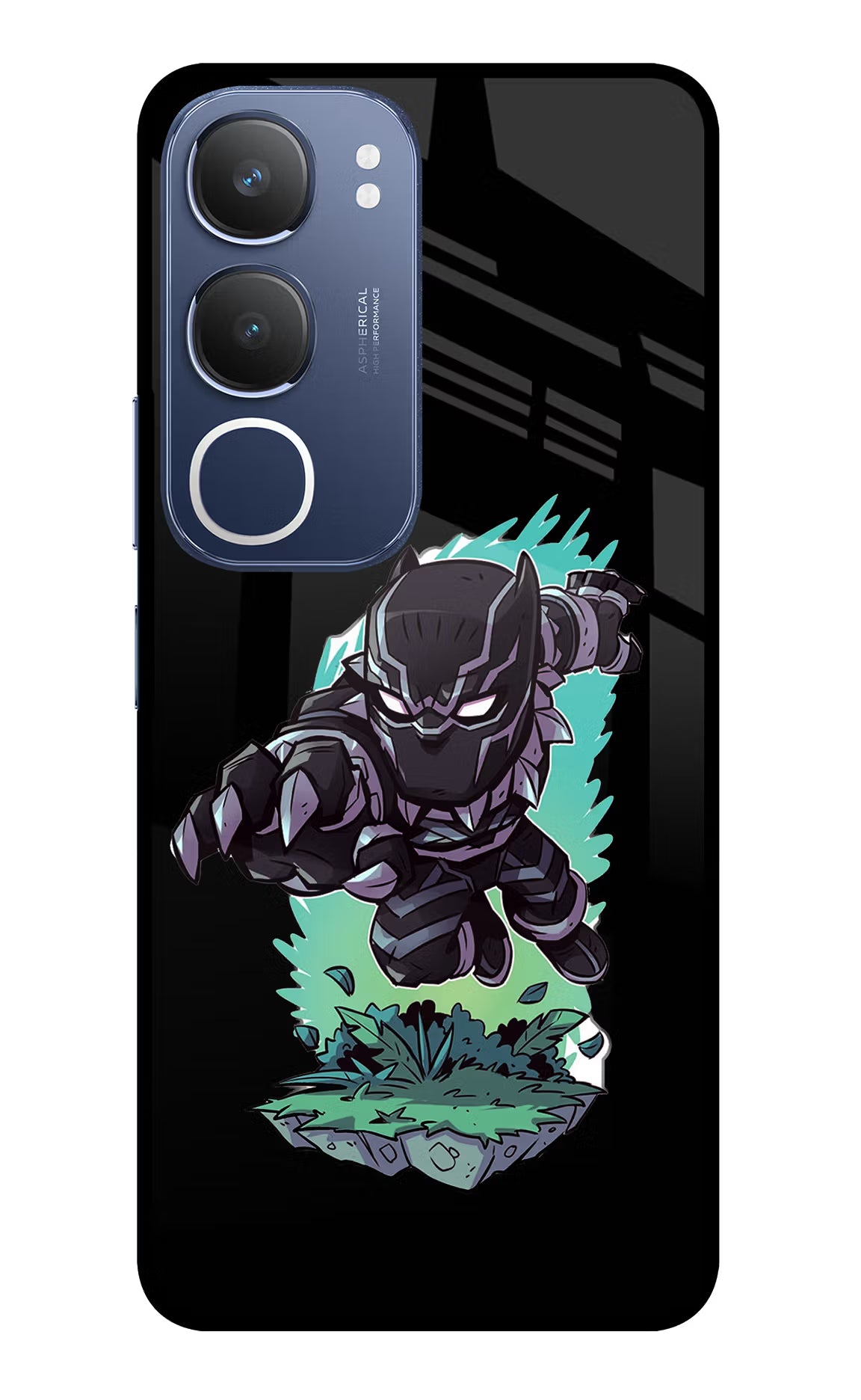 Black Panther Vivo Y29 5G Glass Case - Black Panther Vivo Y29 5G Glass Case Black Panther Vivo Y29 5G Glass Case