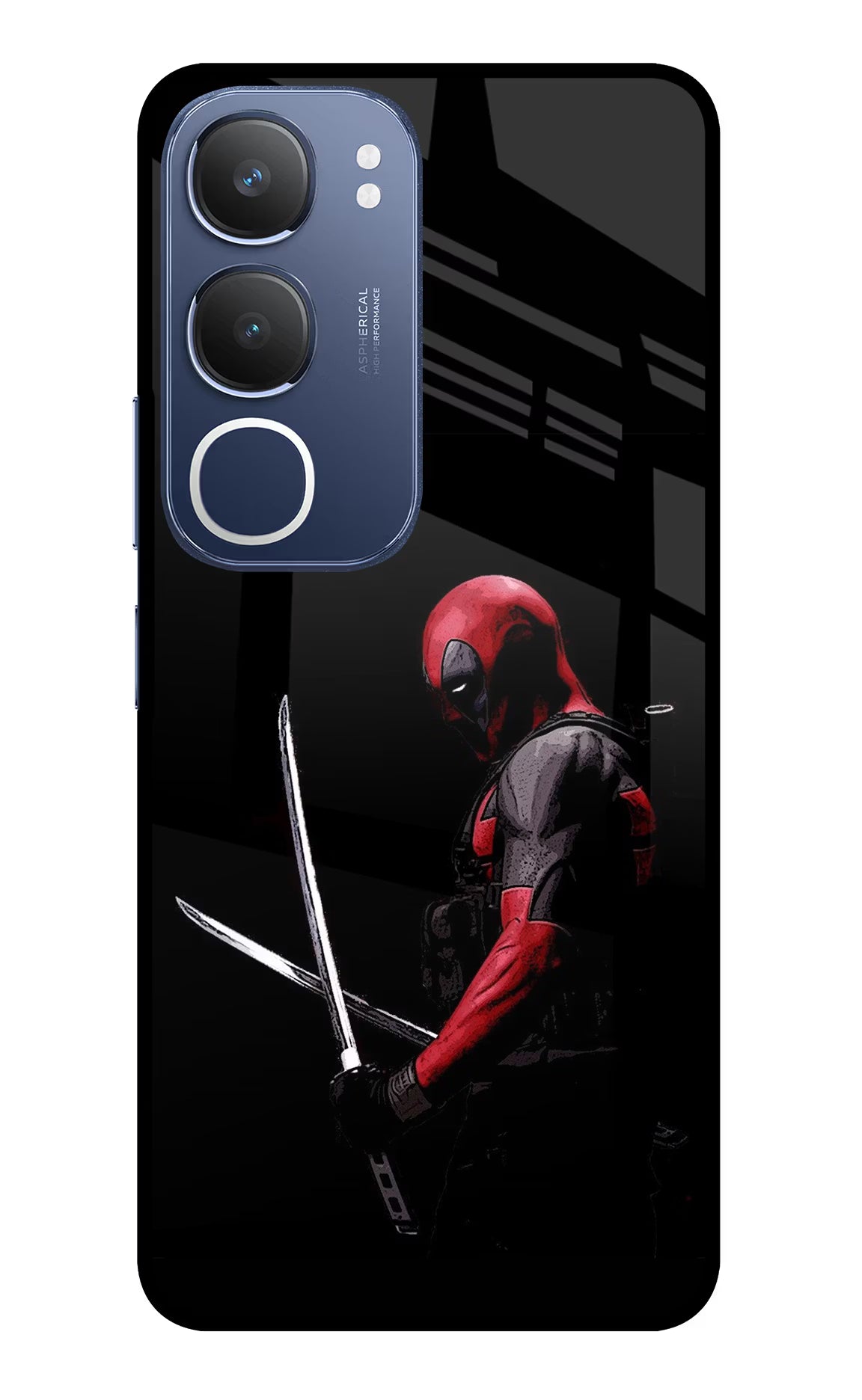 Deadpool Vivo Y29 5G Glass Case - Deadpool Vivo Y29 5G Glass Case Deadpool Vivo Y29 5G Glass Case