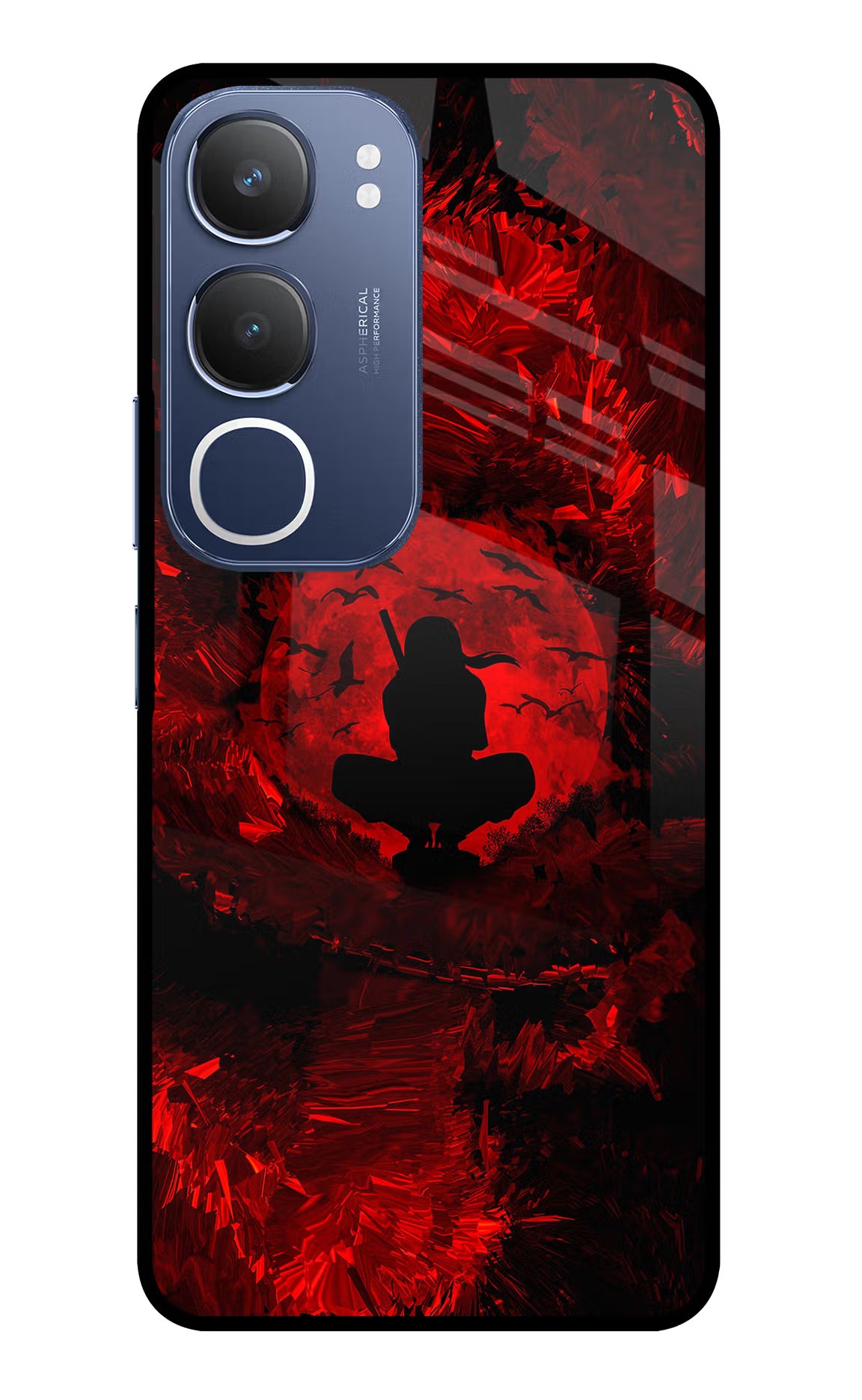 Itachi Uchiha Vivo Y29 5G Glass Case - Itachi Uchiha Vivo Y29 5G Glass Case Itachi Uchiha Vivo Y29 5G Glass Case