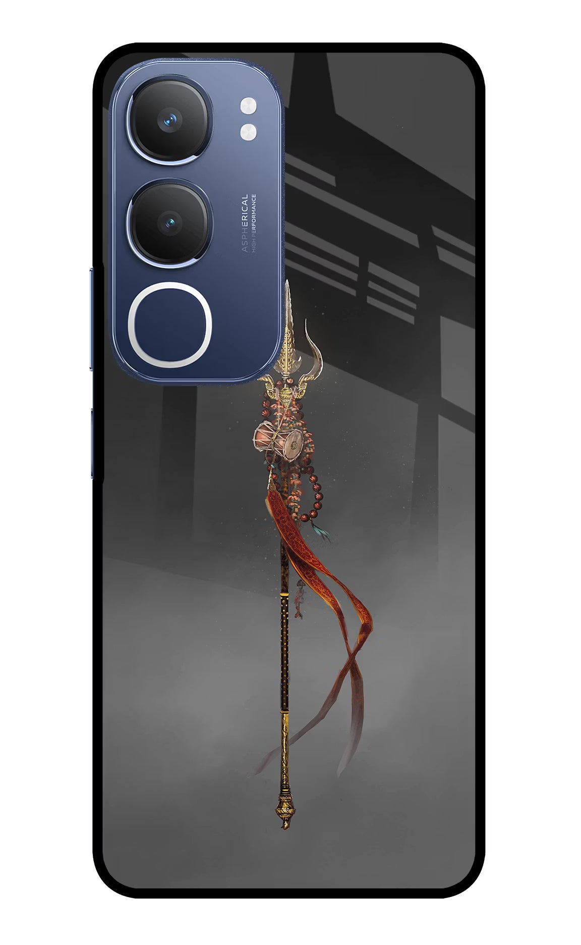 Shiv Trishul Vivo Y29 5G Glass Case - Shiv Trishul Vivo Y29 5G Glass Case Shiv Trishul Vivo Y29 5G Glass Case