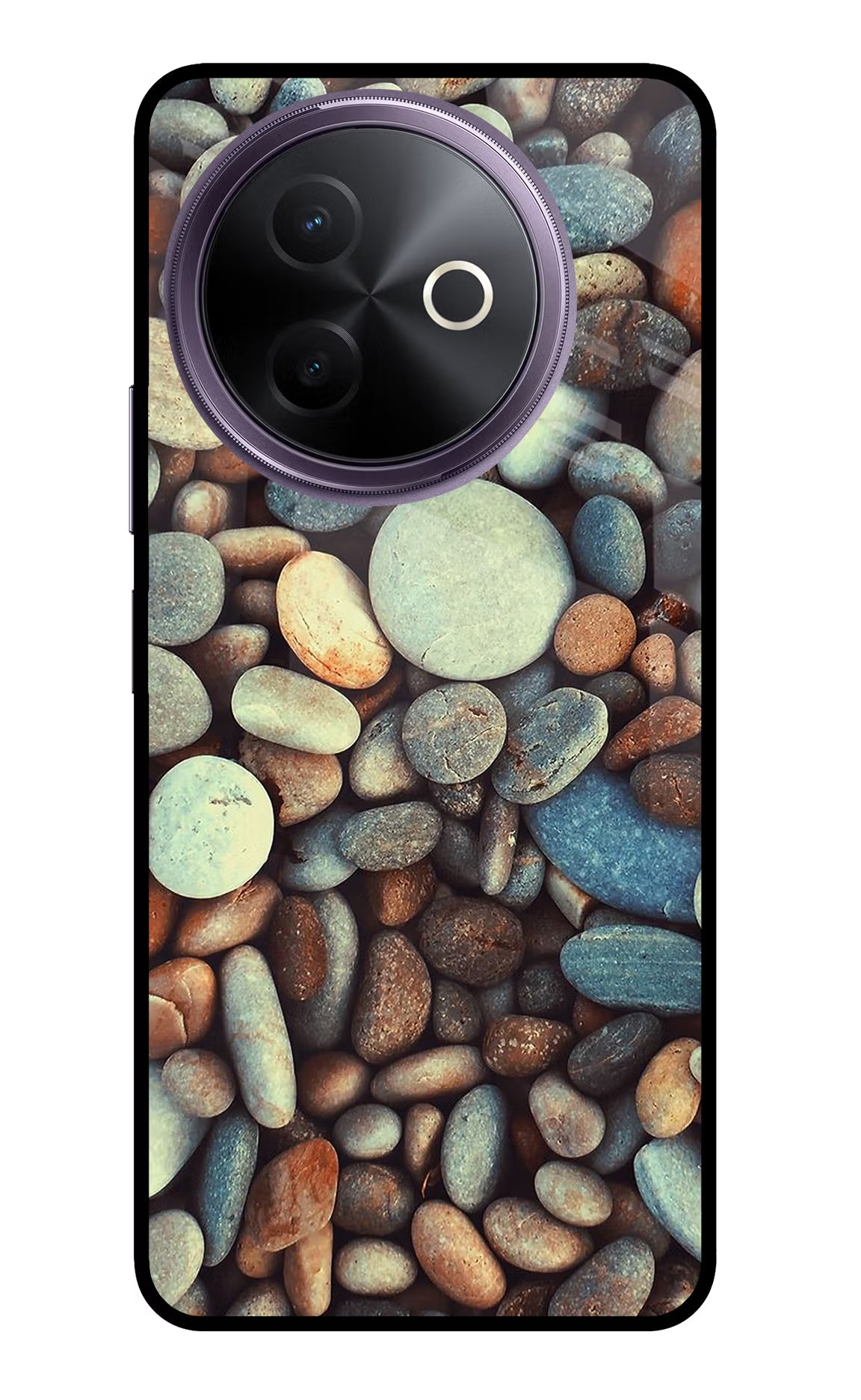 Pebble Vivo Y39 5G Glass Case - Pebble Vivo Y39 5G Glass Case Pebble Vivo Y39 5G Glass Case