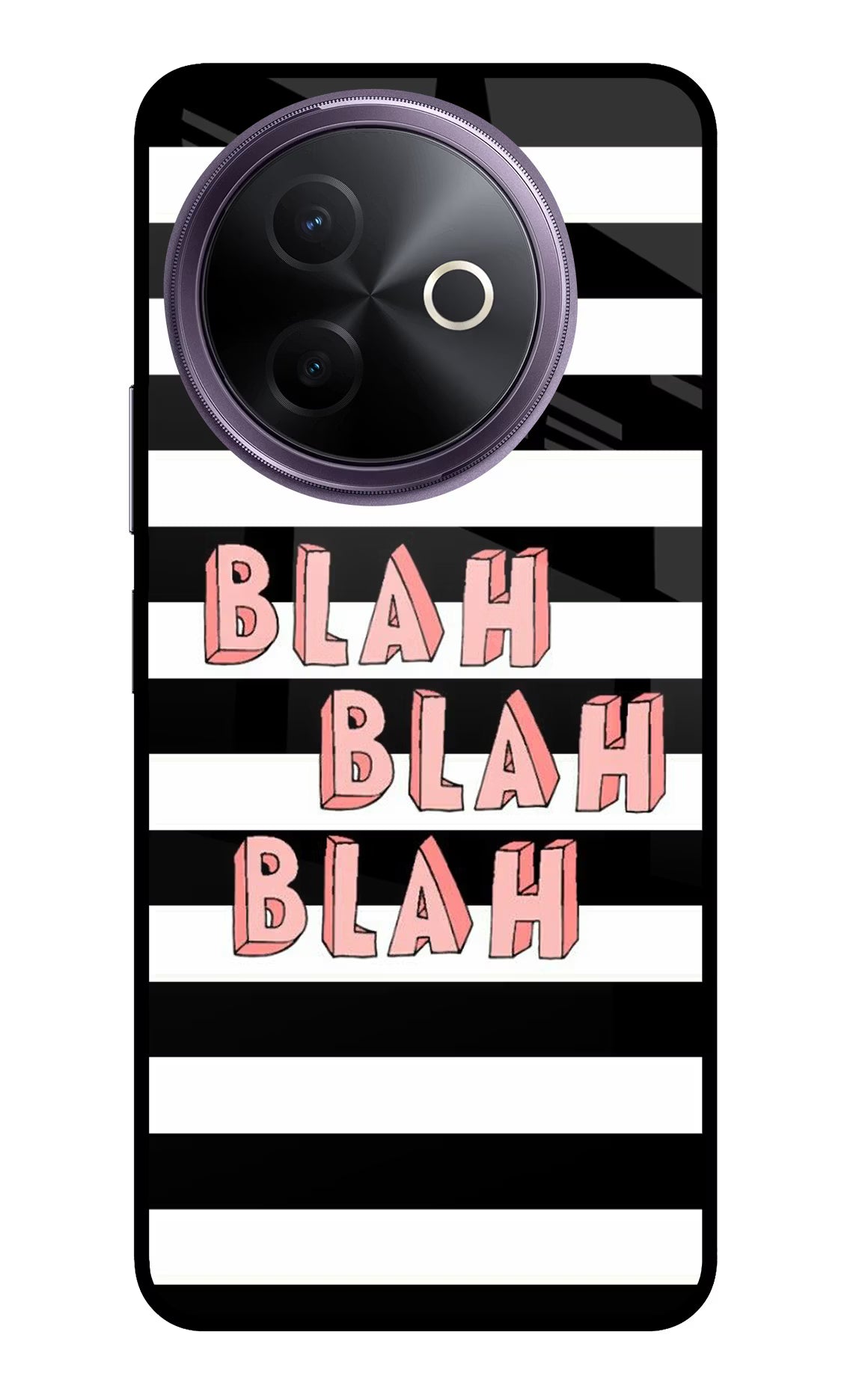 Blah Blah Blah Vivo Y39 5G Glass Case - Blah Blah Blah Vivo Y39 5G Glass Case Blah Blah Blah Vivo Y39 5G Glass Case