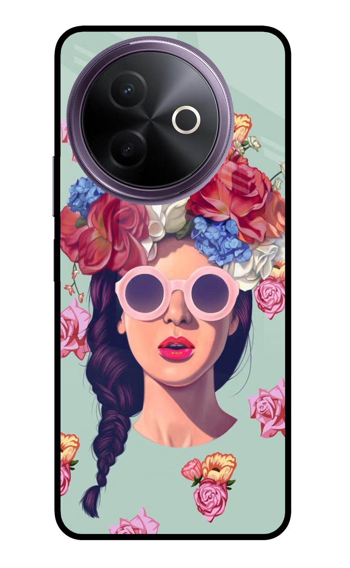 Pretty Girl Vivo Y39 5G Glass Case - Pretty Girl Vivo Y39 5G Glass Case Pretty Girl Vivo Y39 5G Glass Case