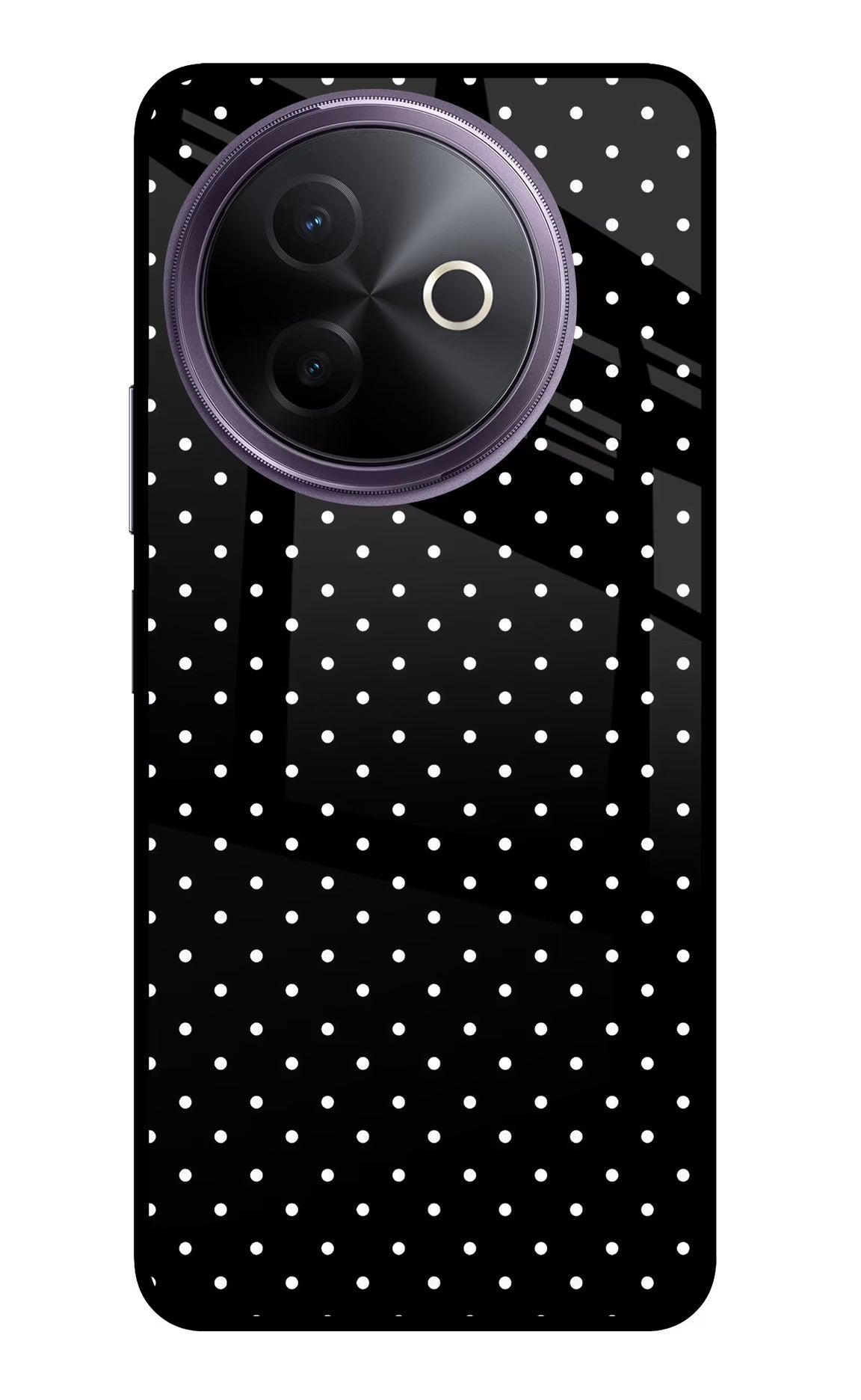 White Dots Vivo Y39 5G Glass Case - White Dots Vivo Y39 5G Glass Case White Dots Vivo Y39 5G Glass Case