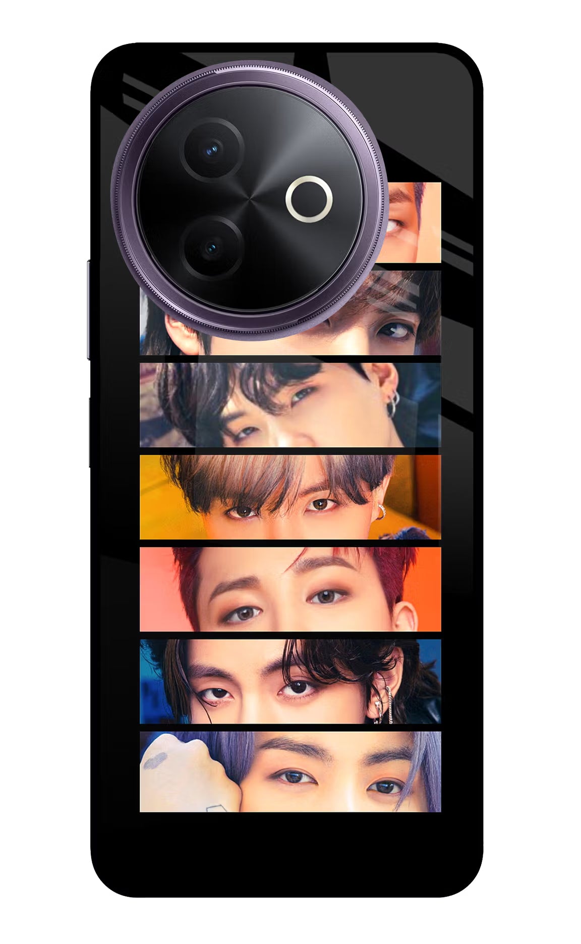 BTS Eyes Vivo Y39 5G Glass Case - BTS Eyes Vivo Y39 5G Glass Case BTS Eyes Vivo Y39 5G Glass Case