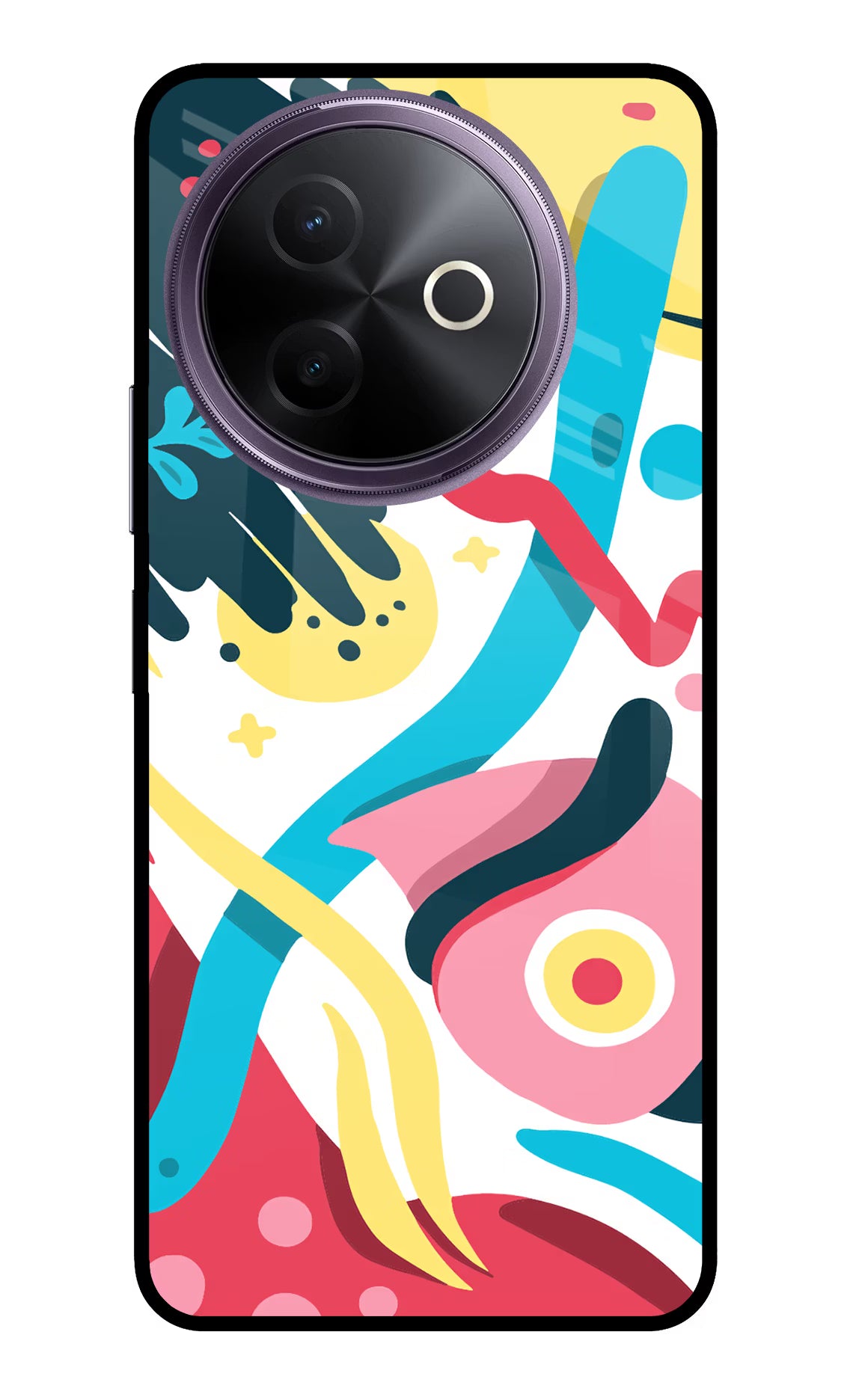 Trippy Vivo Y39 5G Glass Case - Trippy Vivo Y39 5G Glass Case Trippy Vivo Y39 5G Glass Case