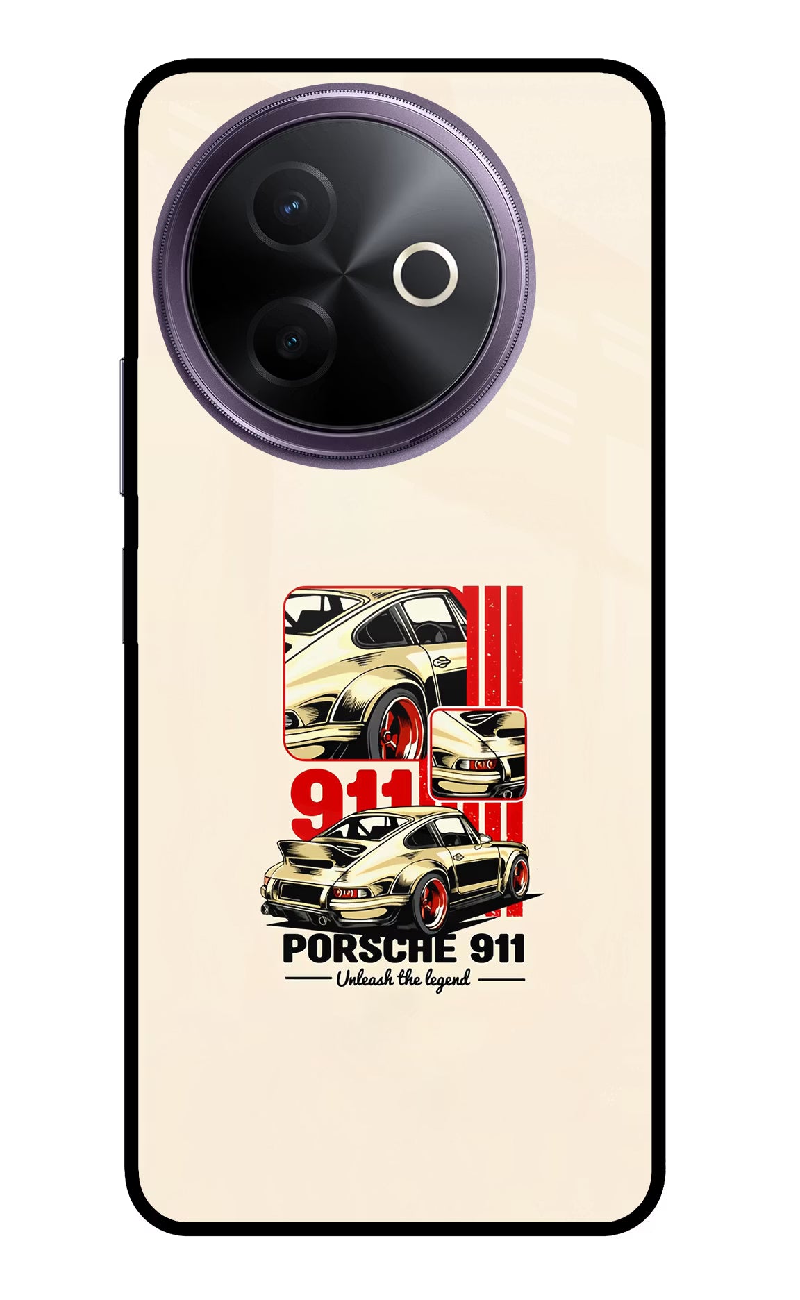 Classic Porsche 911 Vivo Y39 5G Glass Case - Classic Porsche 911 Vivo Y39 5G Glass Case Classic Porsche 911 Vivo Y39 5G Glass Case