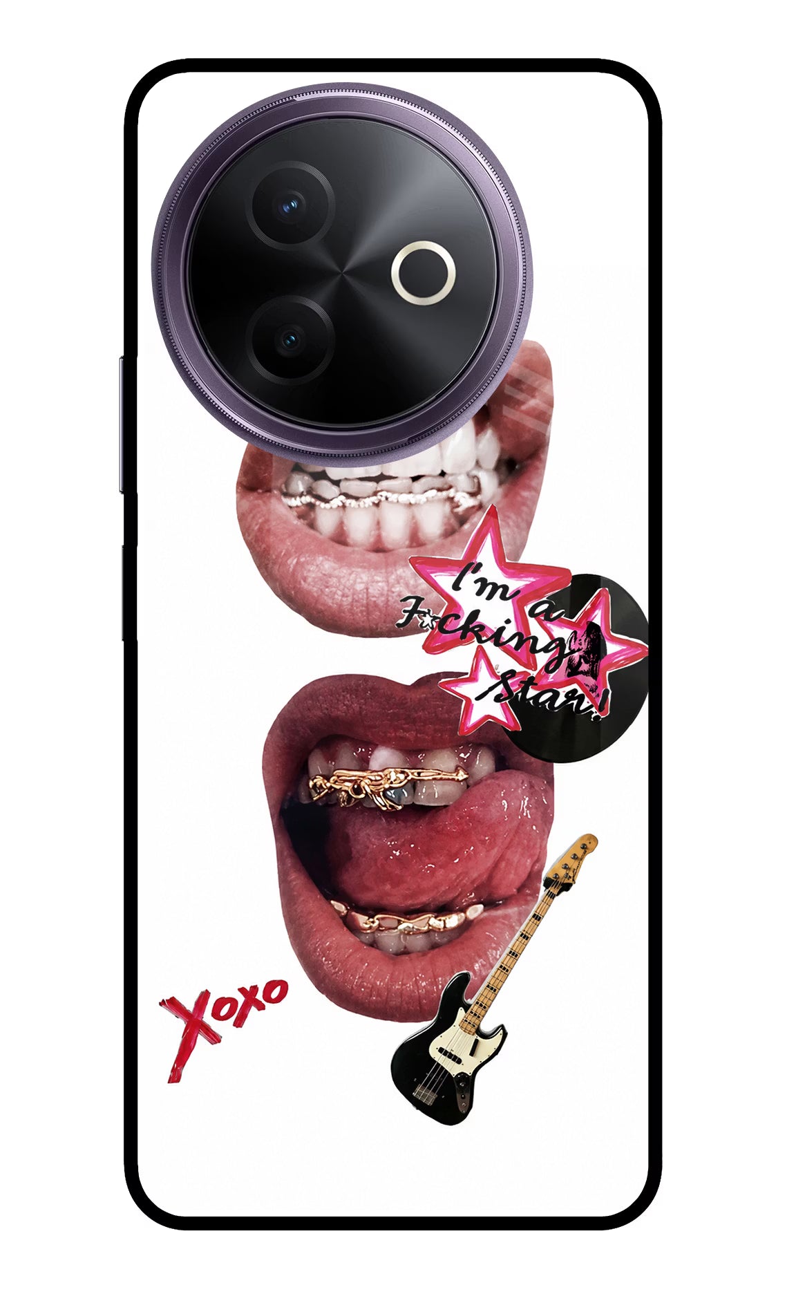 Rockstar Vivo Y39 5G Glass Case - Rockstar Vivo Y39 5G Glass Case Rockstar Vivo Y39 5G Glass Case