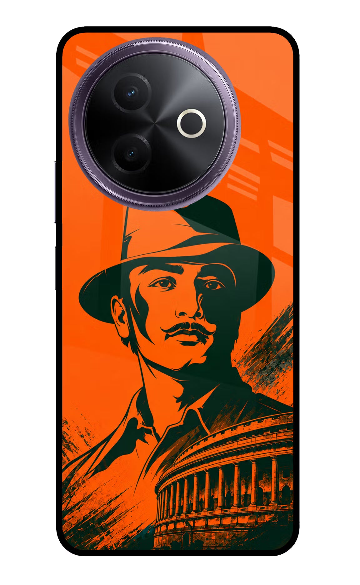 Bhagat Singh Legacy Vivo Y39 5G Glass Case - Bhagat Singh Legacy Vivo Y39 5G Glass Case Bhagat Singh Legacy Vivo Y39 5G Glass Case