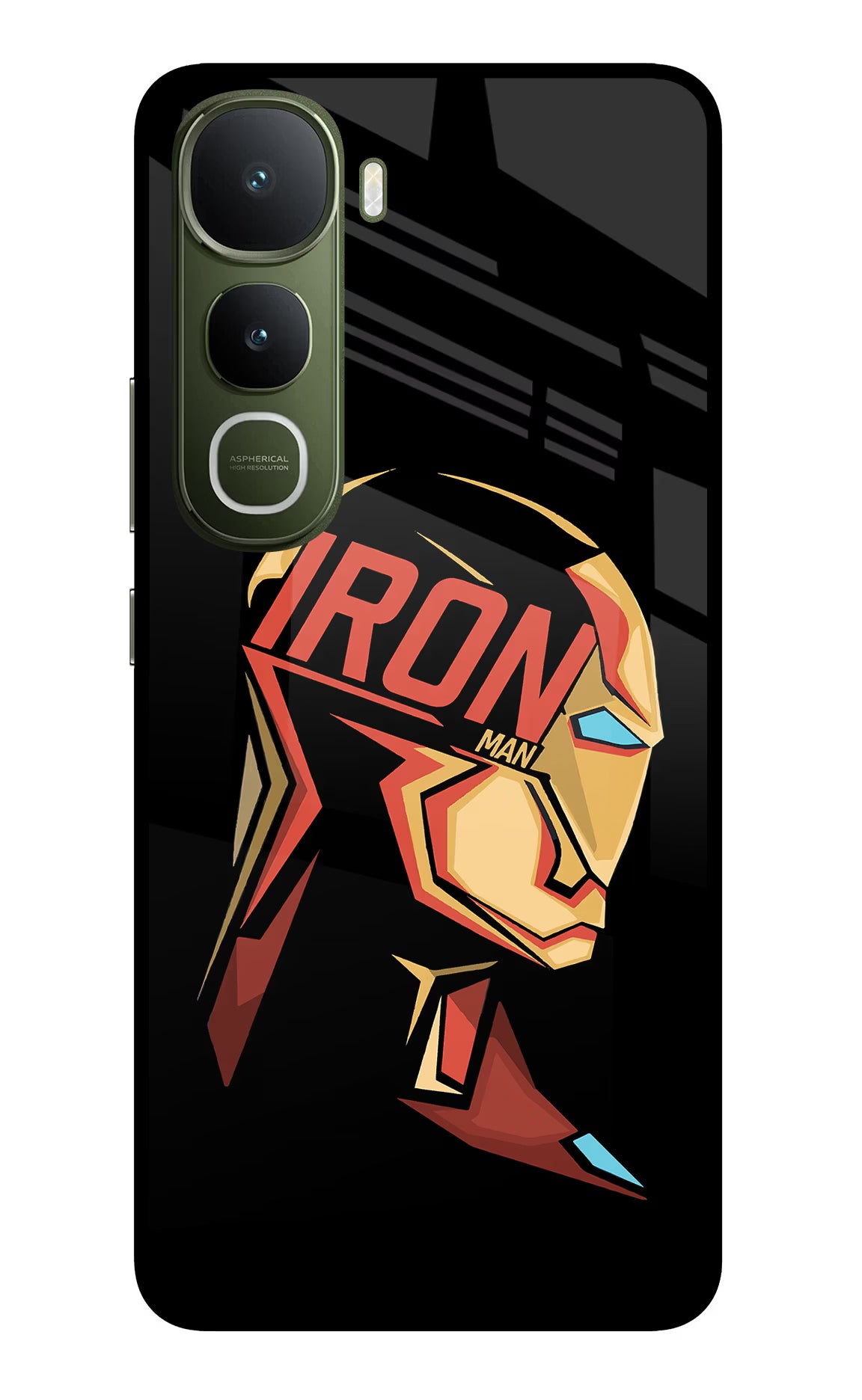 IronMan Vivo Y400 5G Glass Case - IronMan Vivo Y400 5G Glass Case IronMan Vivo Y400 5G Glass Case