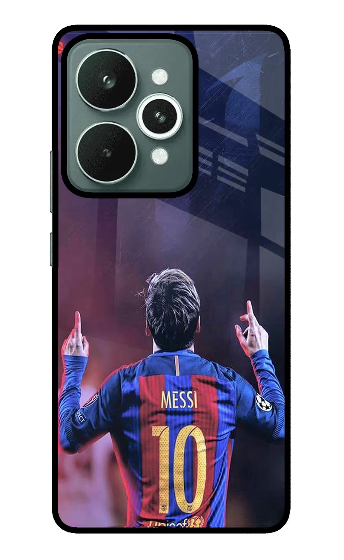 Messi Realme 15 Glass Case - Messi Realme 15 Glass Case Messi Realme 15 Glass Case