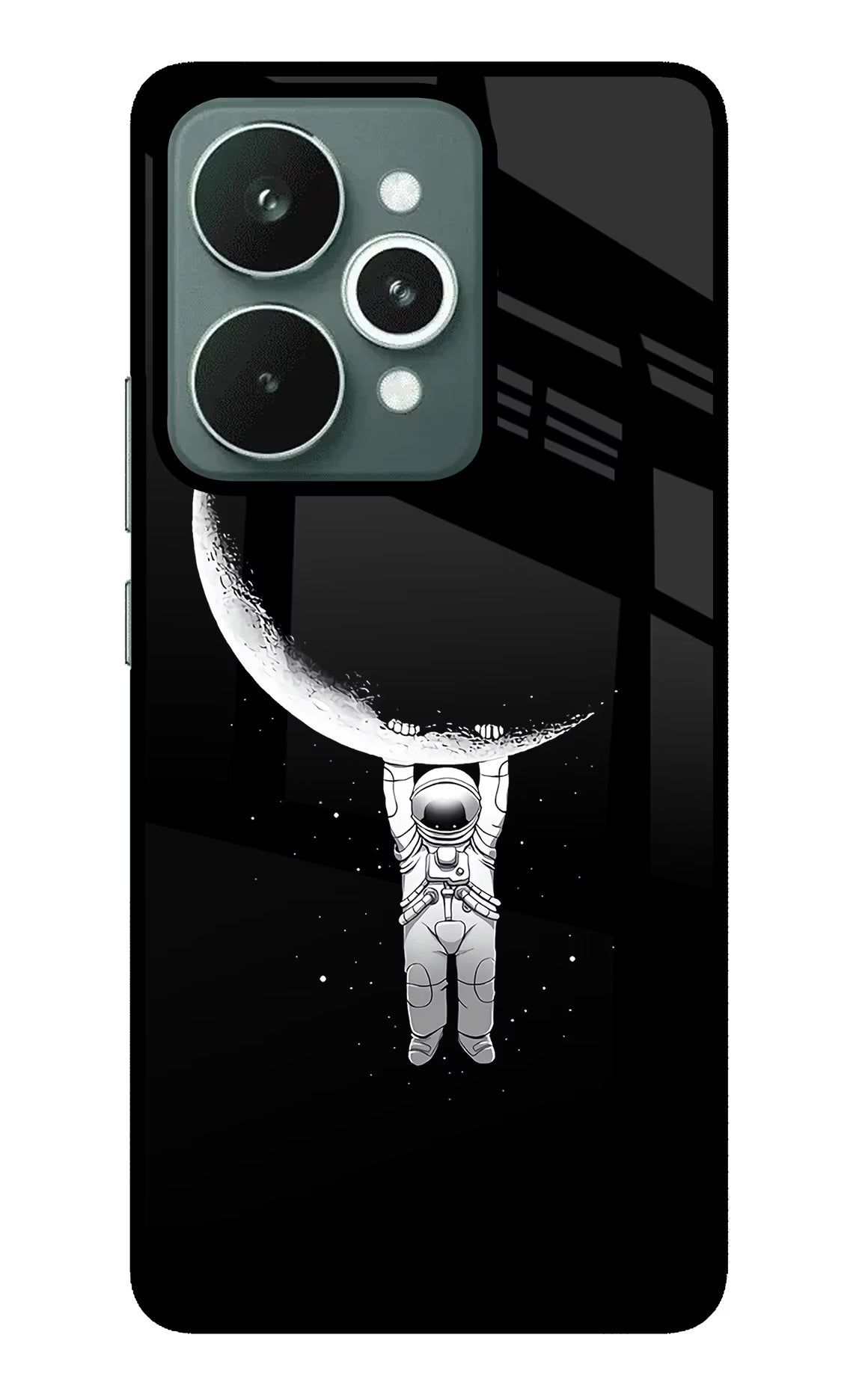 Moon Space Realme 15 Glass Case - Moon Space Realme 15 Glass Case Moon Space Realme 15 Glass Case