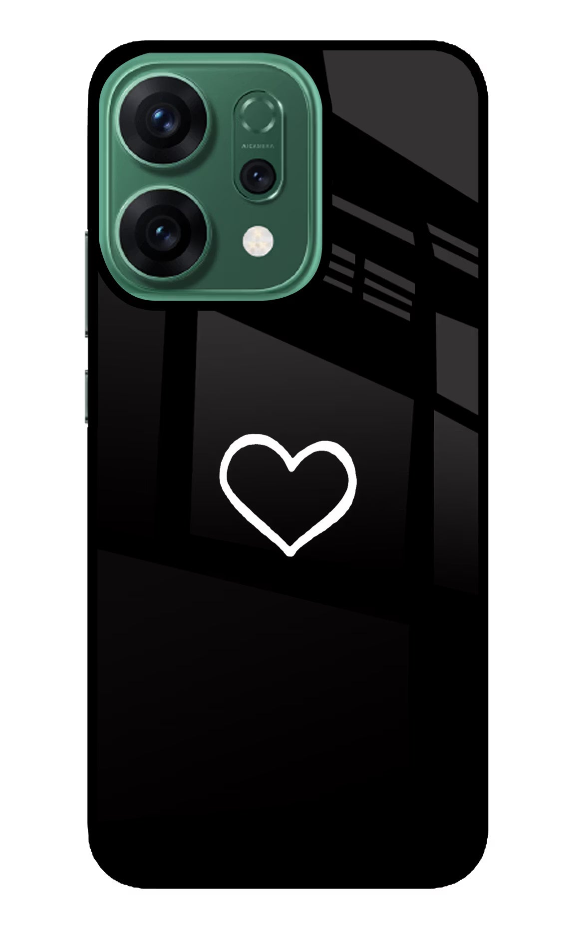 Heart Oppo Reno14 5G Glass Case - Heart Oppo Reno14 5G Glass Case Heart Oppo Reno14 5G Glass Case