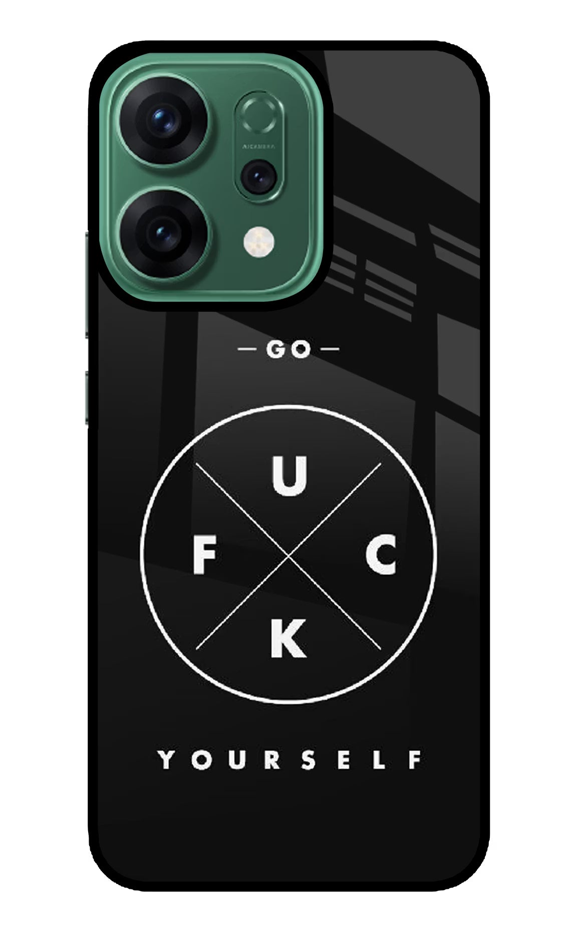 Go Fuck Yourself Oppo Reno14 5G Glass Case - Go Fuck Yourself Oppo Reno14 5G Glass Case Go Fuck Yourself Oppo Reno14 5G Glass Case