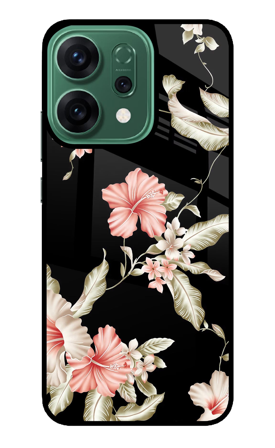 Flowers Oppo Reno14 5G Glass Case - Flowers Oppo Reno14 5G Glass Case Flowers Oppo Reno14 5G Glass Case