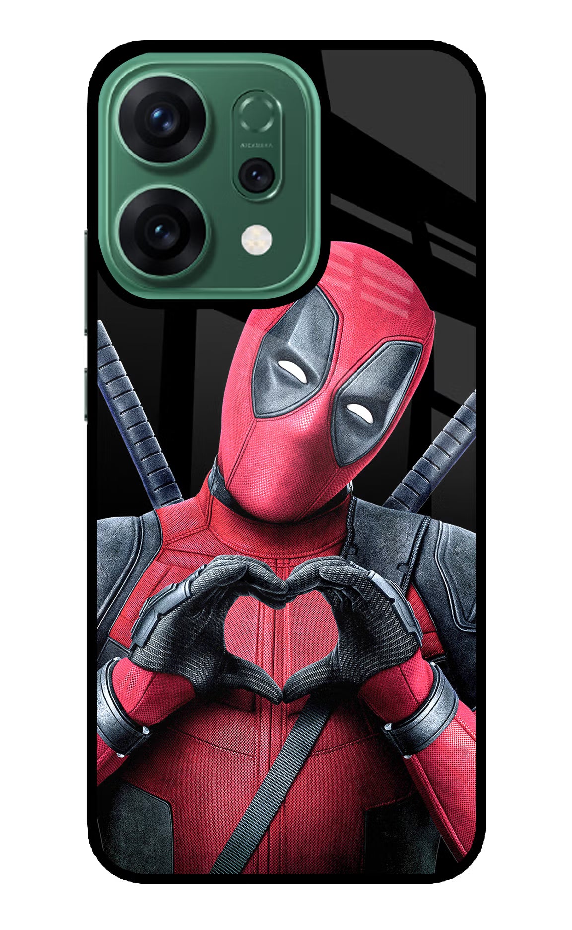 Deadpool Oppo Reno14 5G Back Cover - Deadpool Oppo Reno14 5G Glass Case Back Cover by Casekaro Deadpool Oppo Reno14 5G Glass Case Back Cover by Casekaro